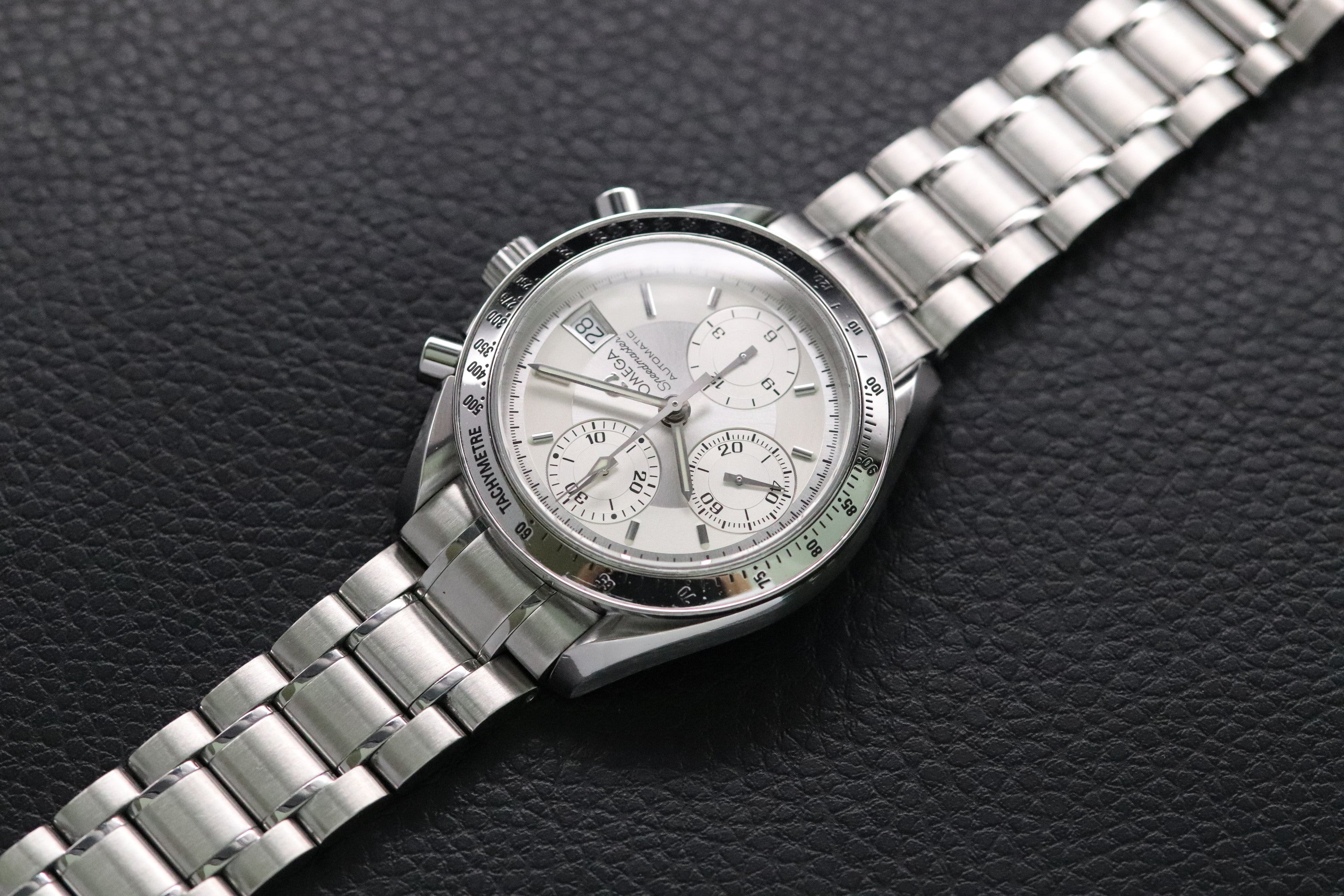 Omega Speedmaster Date 3513.30 Silver Dial 1998