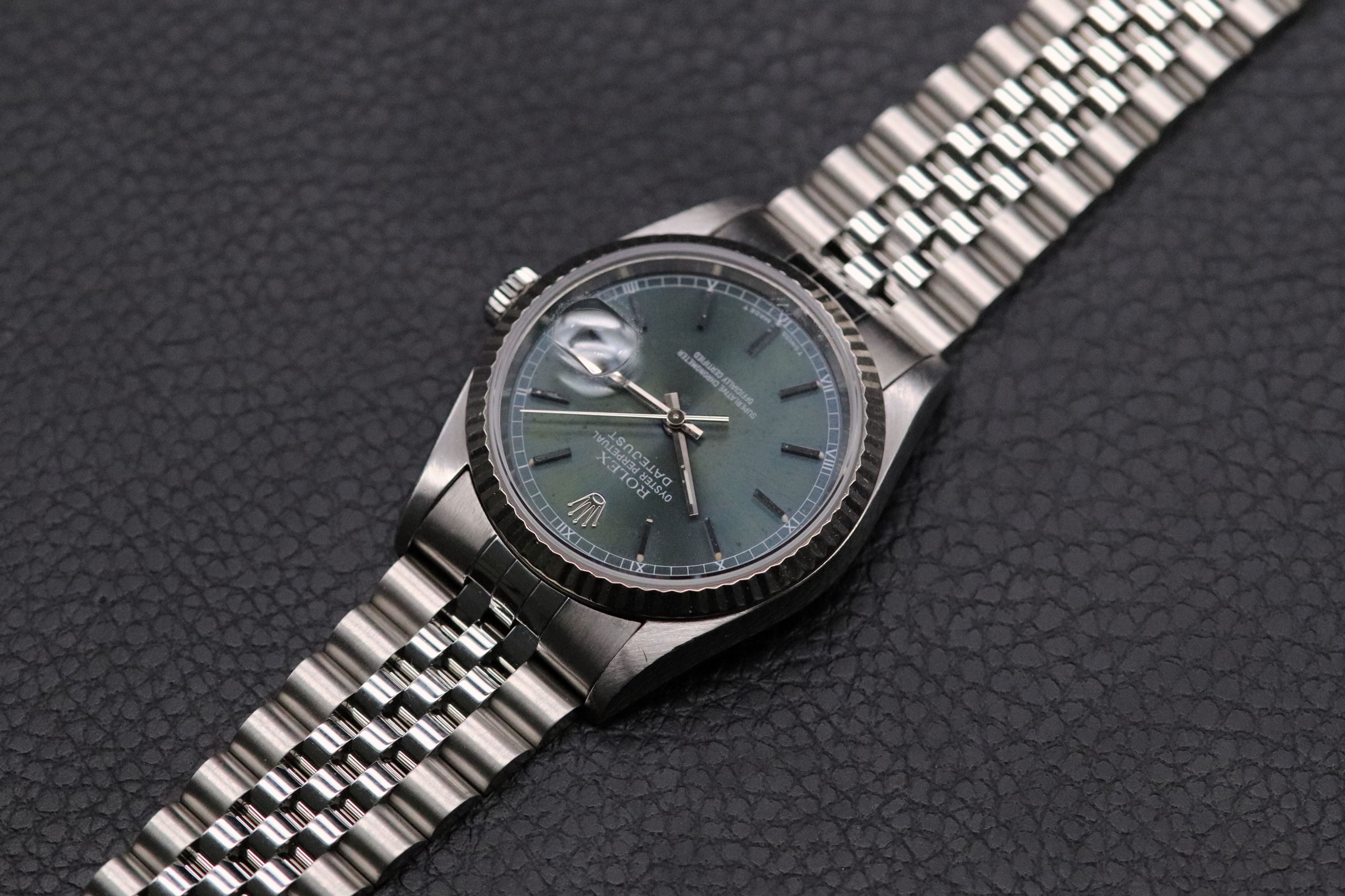 Rolex Datejust 16234 Green Tropical