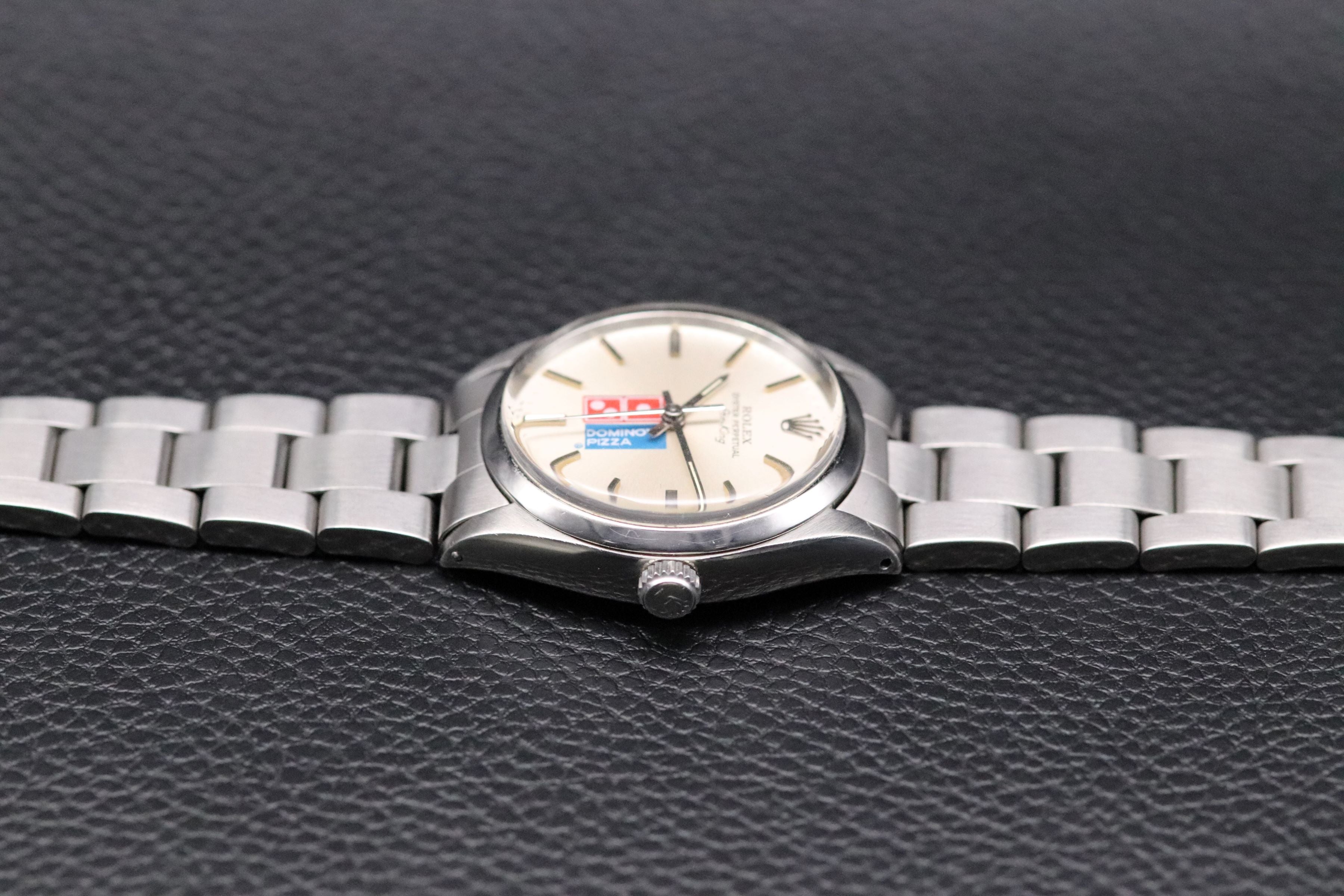 Rolex Air-King 5500 Dominos Pizza 1982 Logo Dial