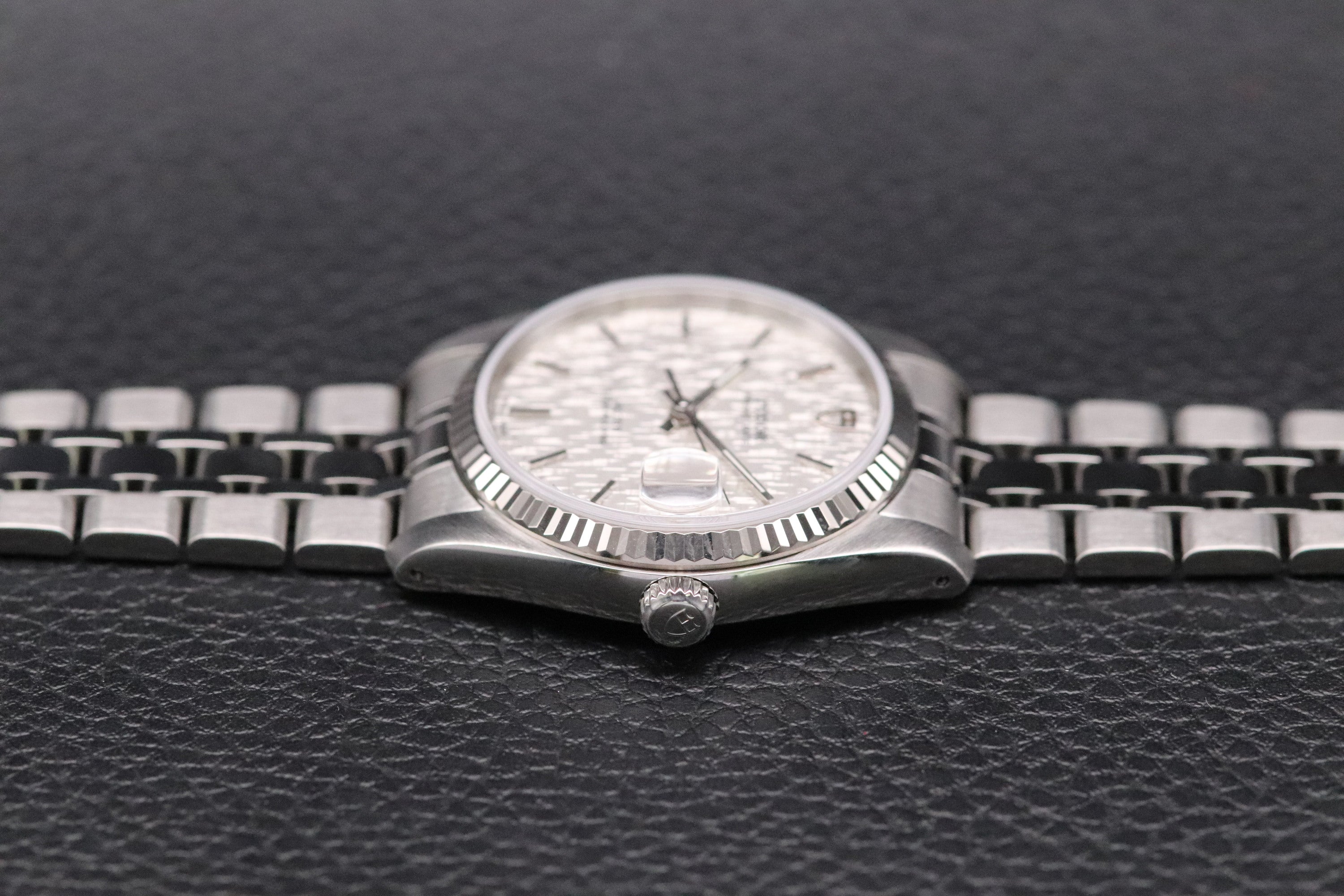 Tudor Prince Date 74034 Linen Dial Fullset 2019 Box+Papers
