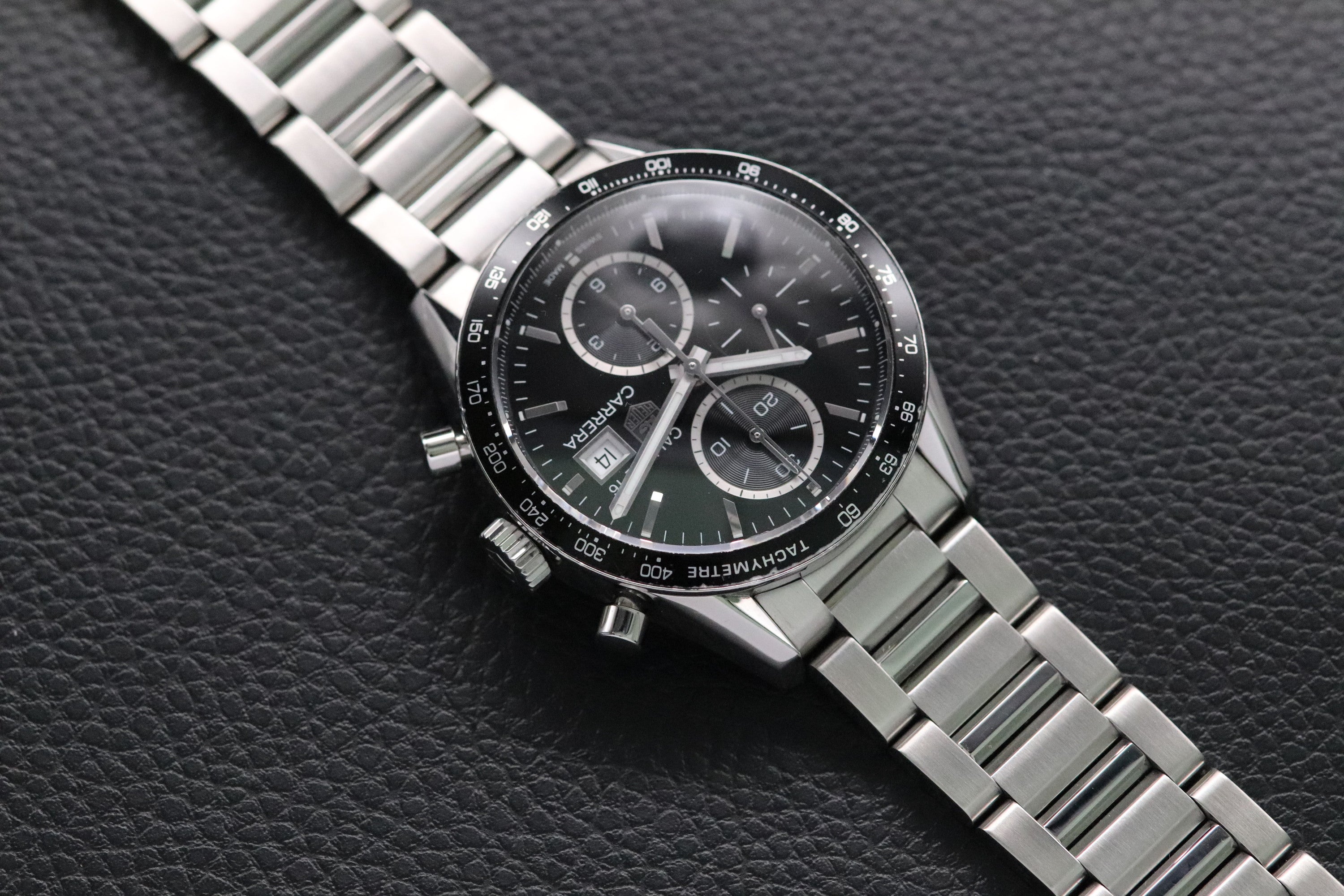Tag Heuer Carrera Caliber 16 CV201AJ Black Dial 2017