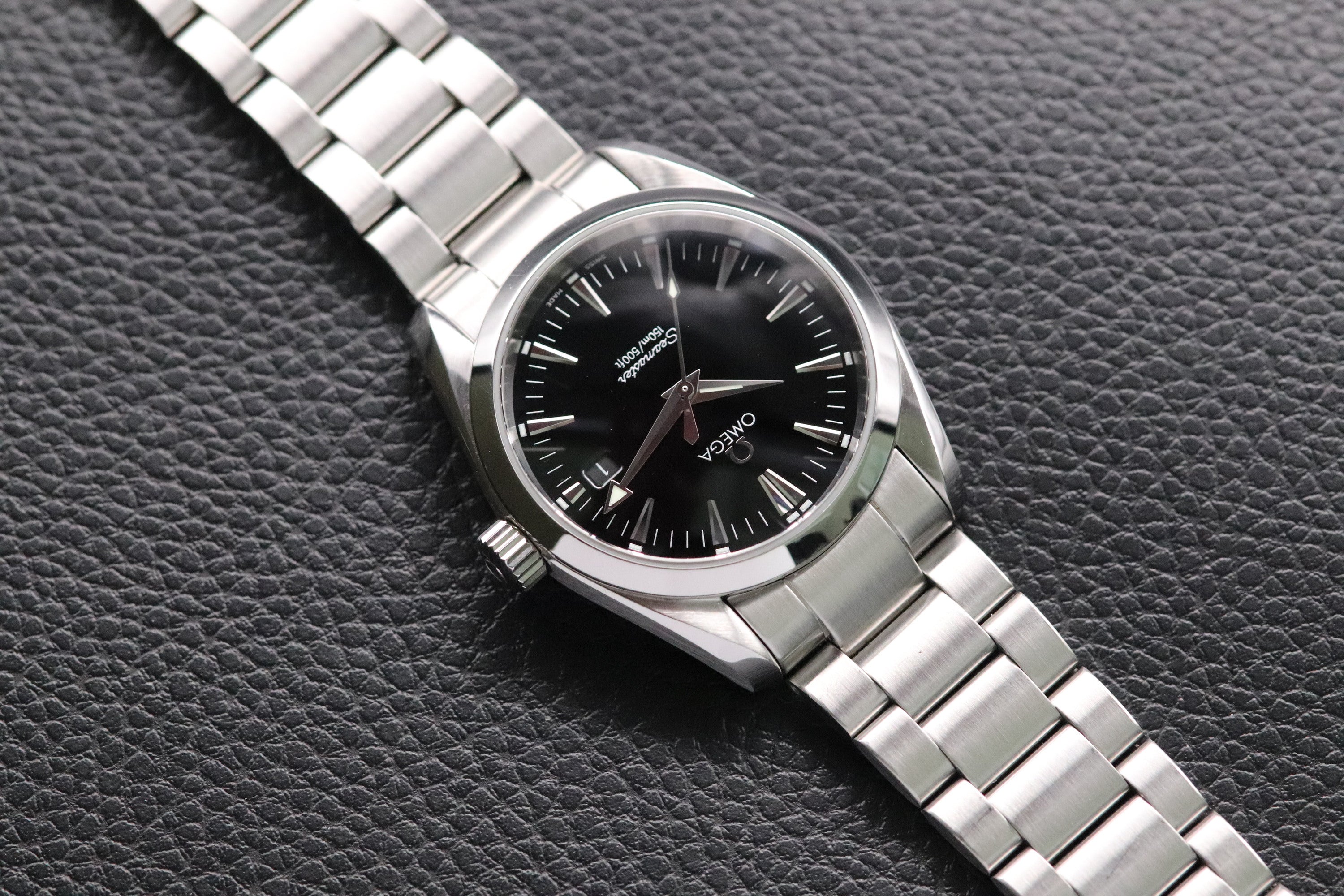Omega Seamaster Aqua Terra 2518.50 Black Dial 2009 Papers
