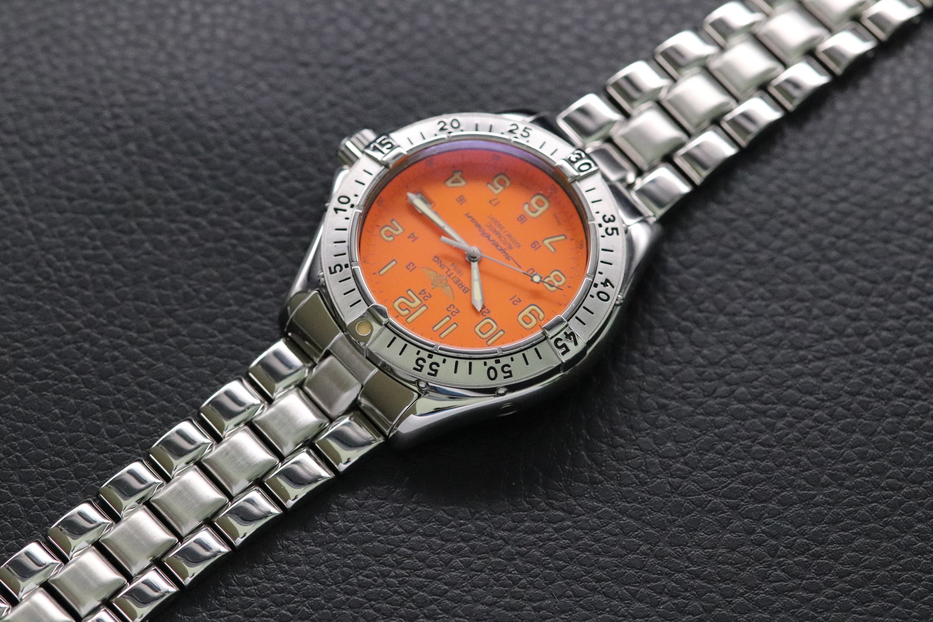 Breitling Superocean A17040 Orange Dial 2000