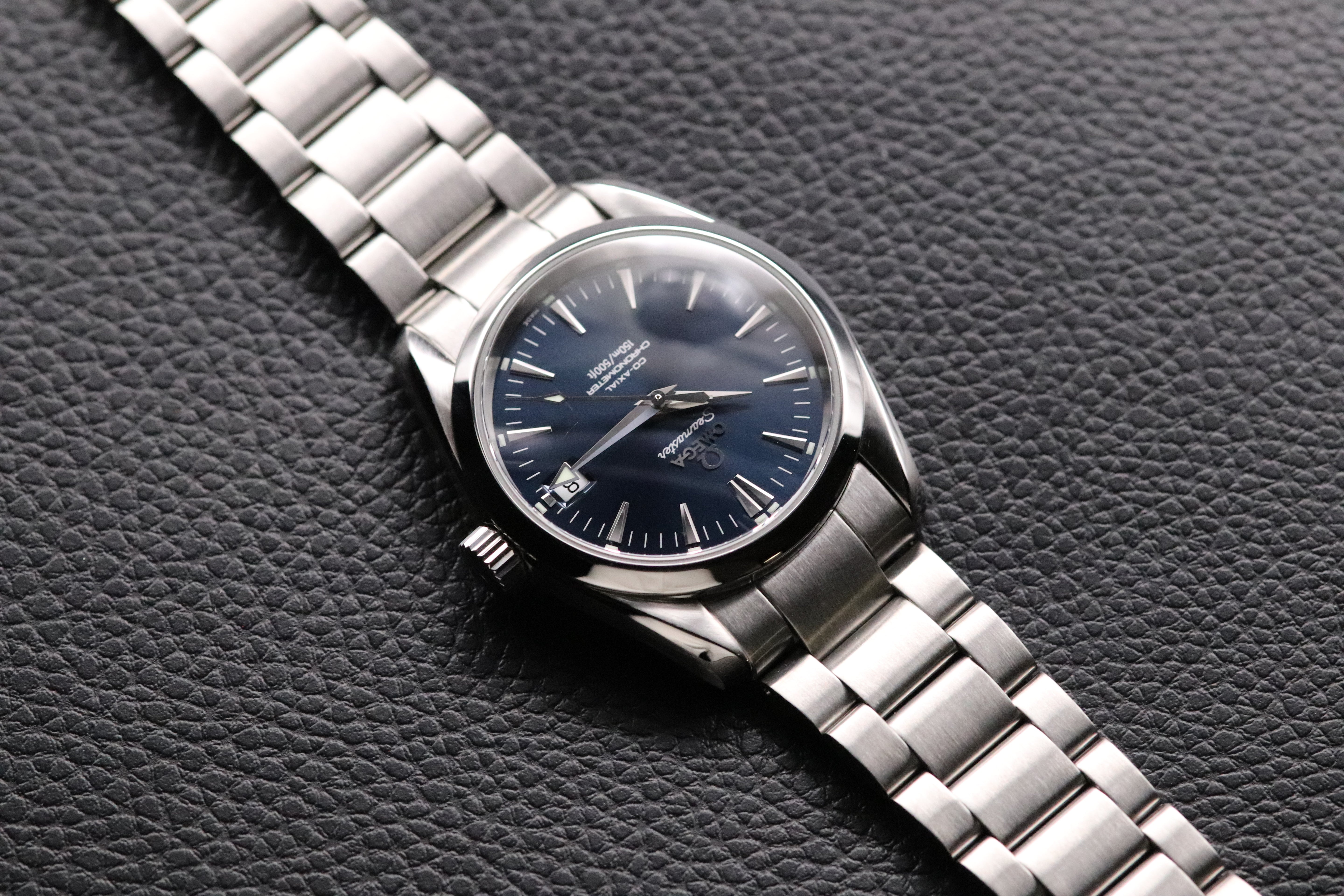 Omega Seamaster Aqua Terra 2504.80 Blue Fullset 2004 Box+Paper