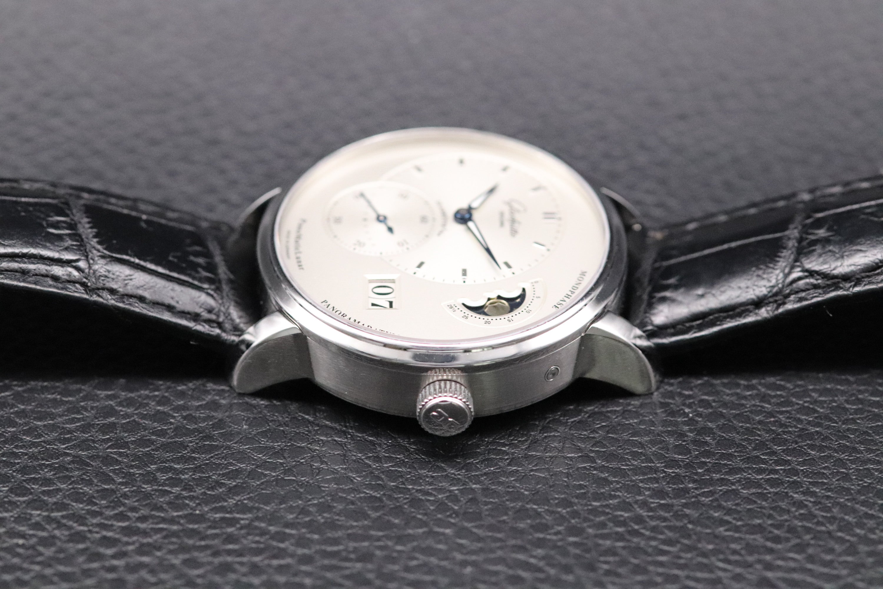 Glashütte Original PantoMaticLunar 19002423261 Fullset 2020 Box+Papers Extra Leather Strap