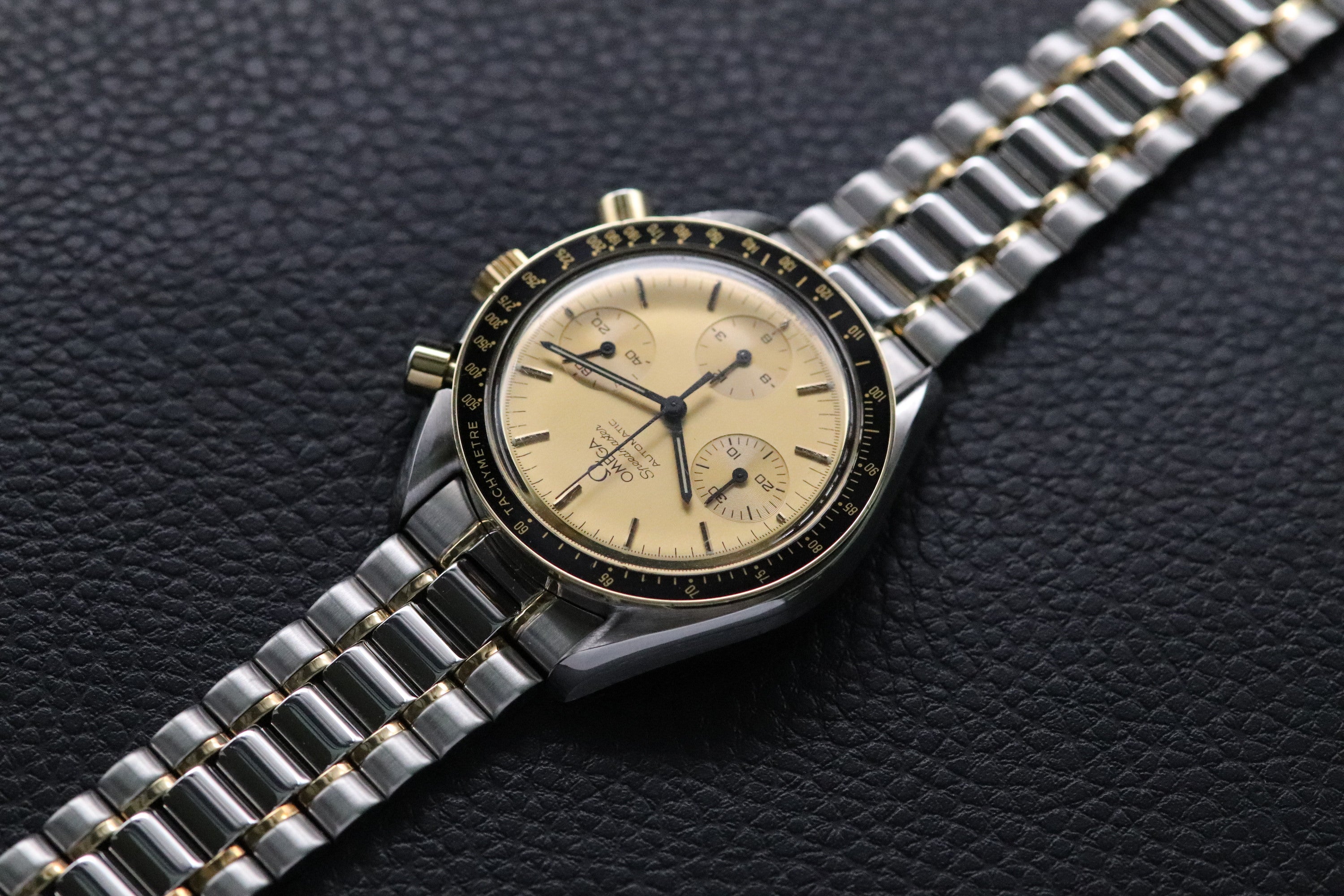 Omega Speedmaster Reduced 3310.10 Gold 1989