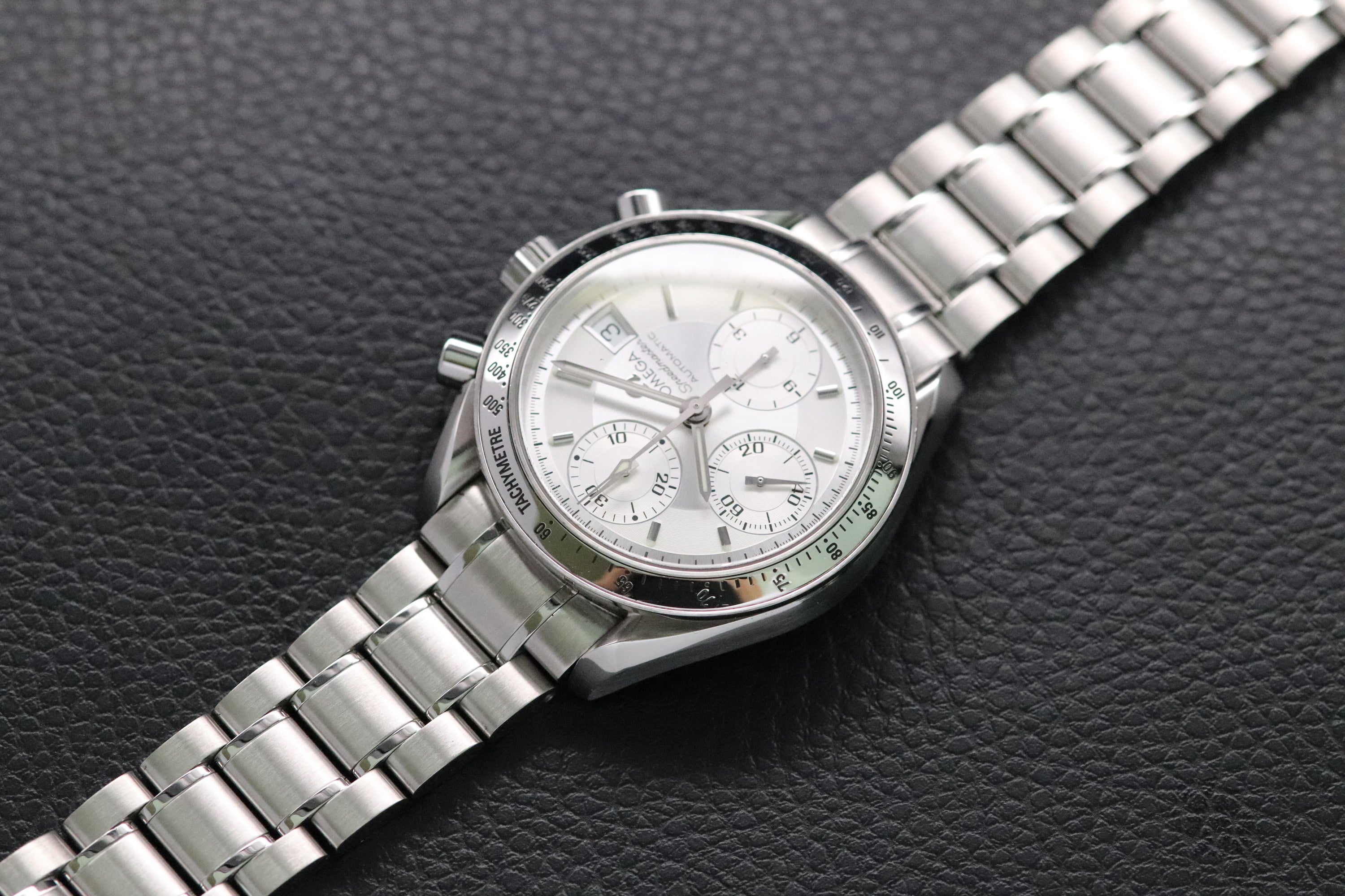 Omega Speedmaster Date 3513.30 Silver Dial 1998