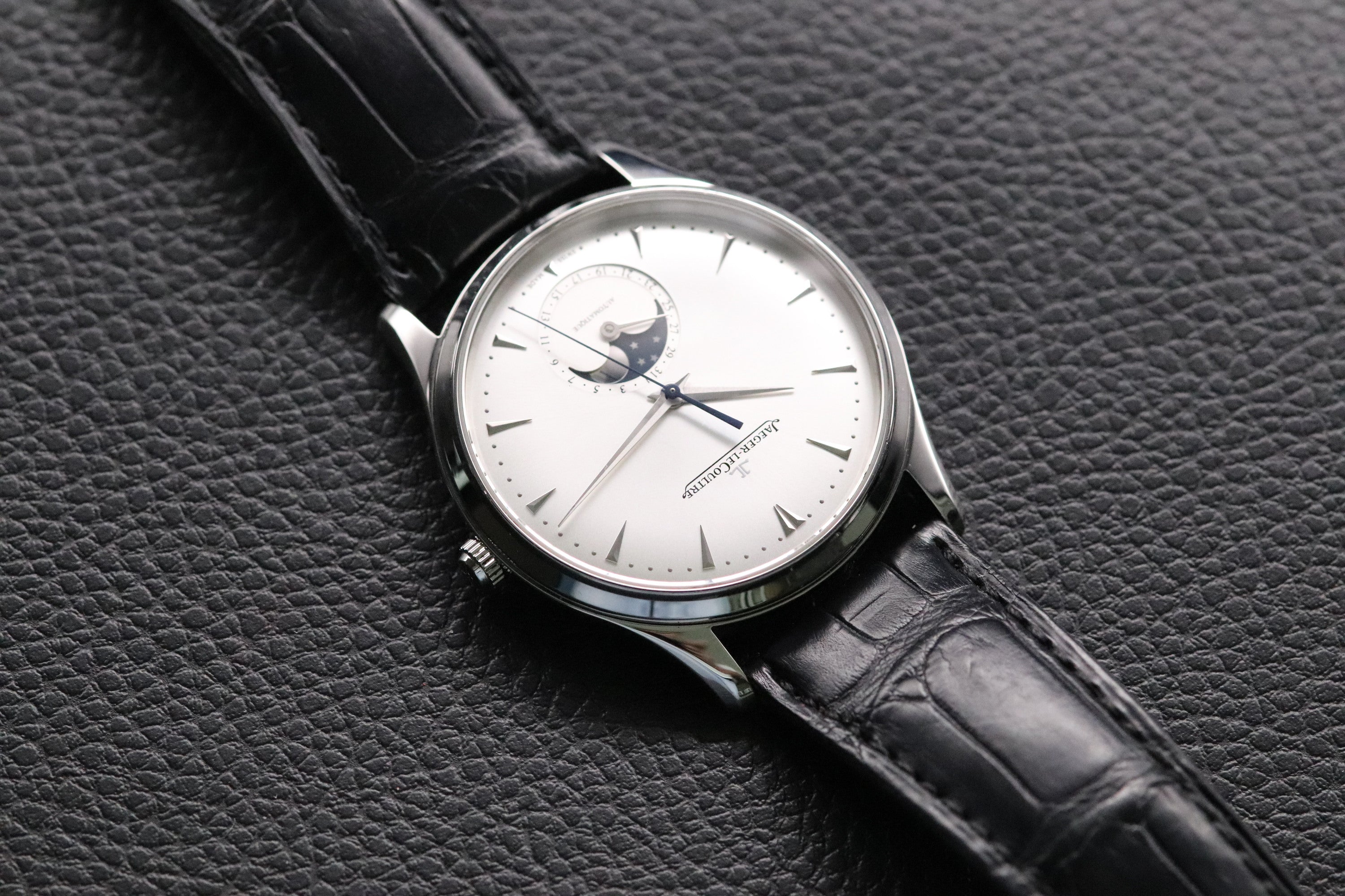 Jaeger-LeCoultre Master Ultra Thin Moon 176.8.64.S Papers 2014