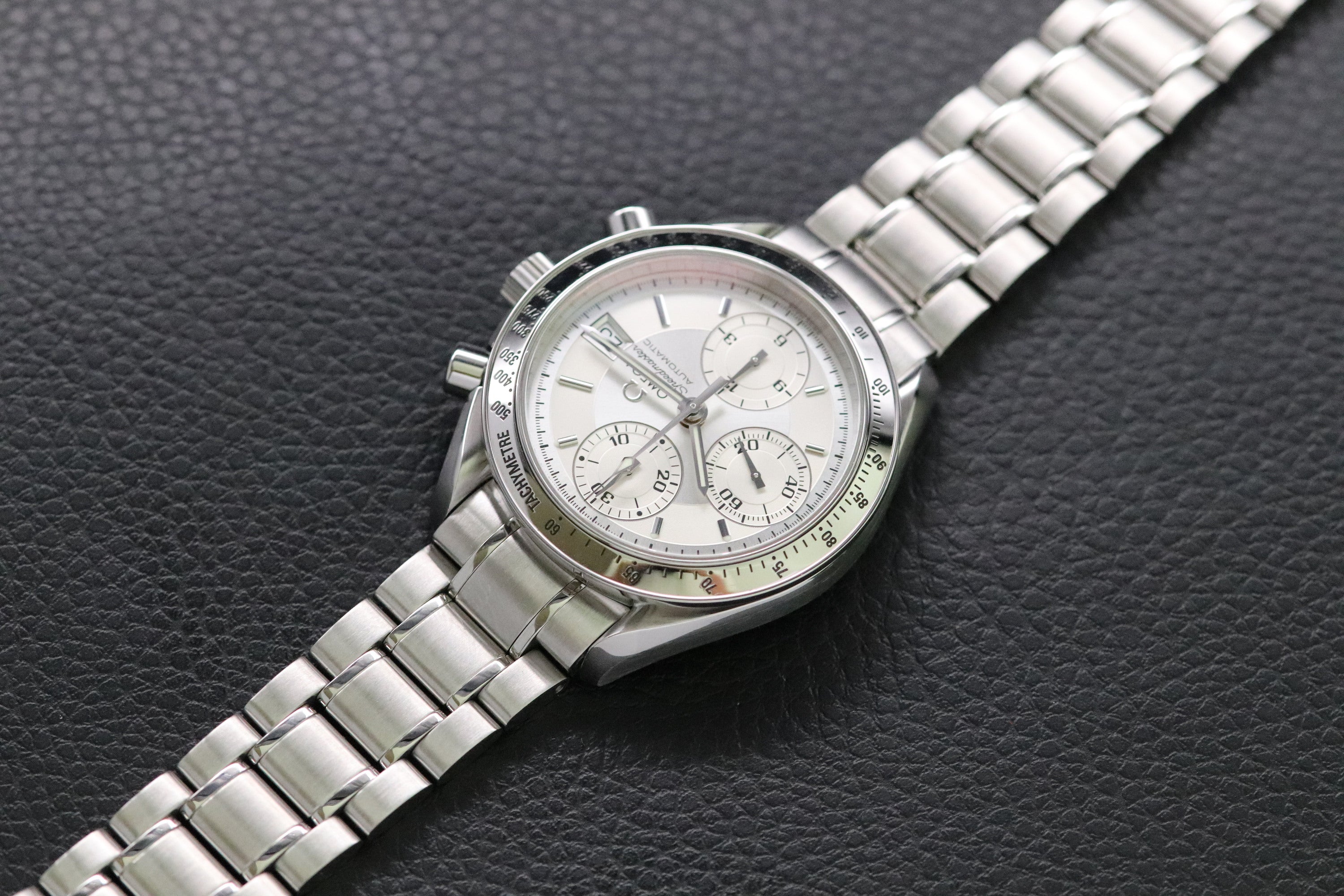 Omega Speedmaster Date 3513.30 SIlver Dial 1998