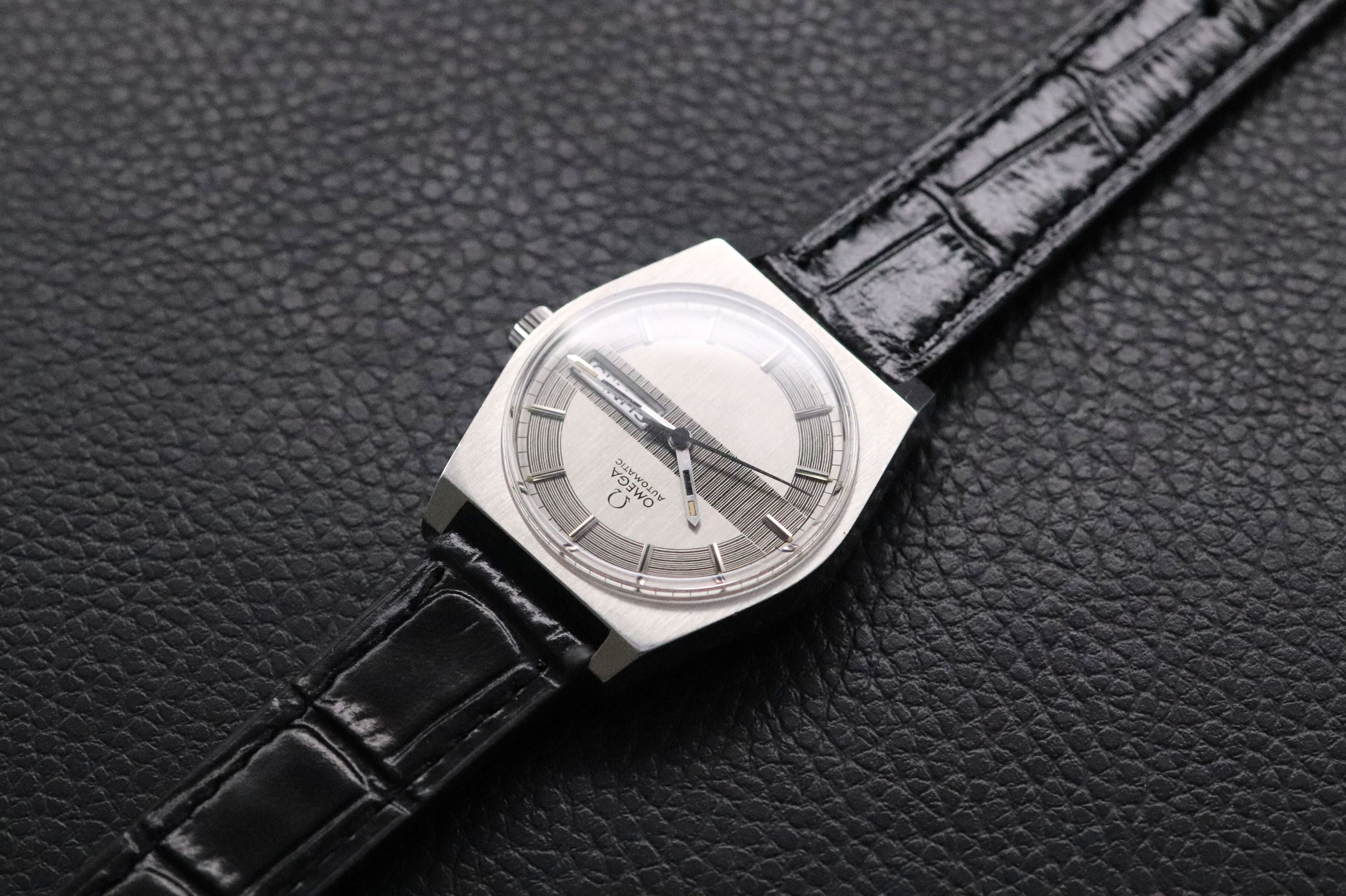 Omega Date Day 166.0141 Guilloche 1970