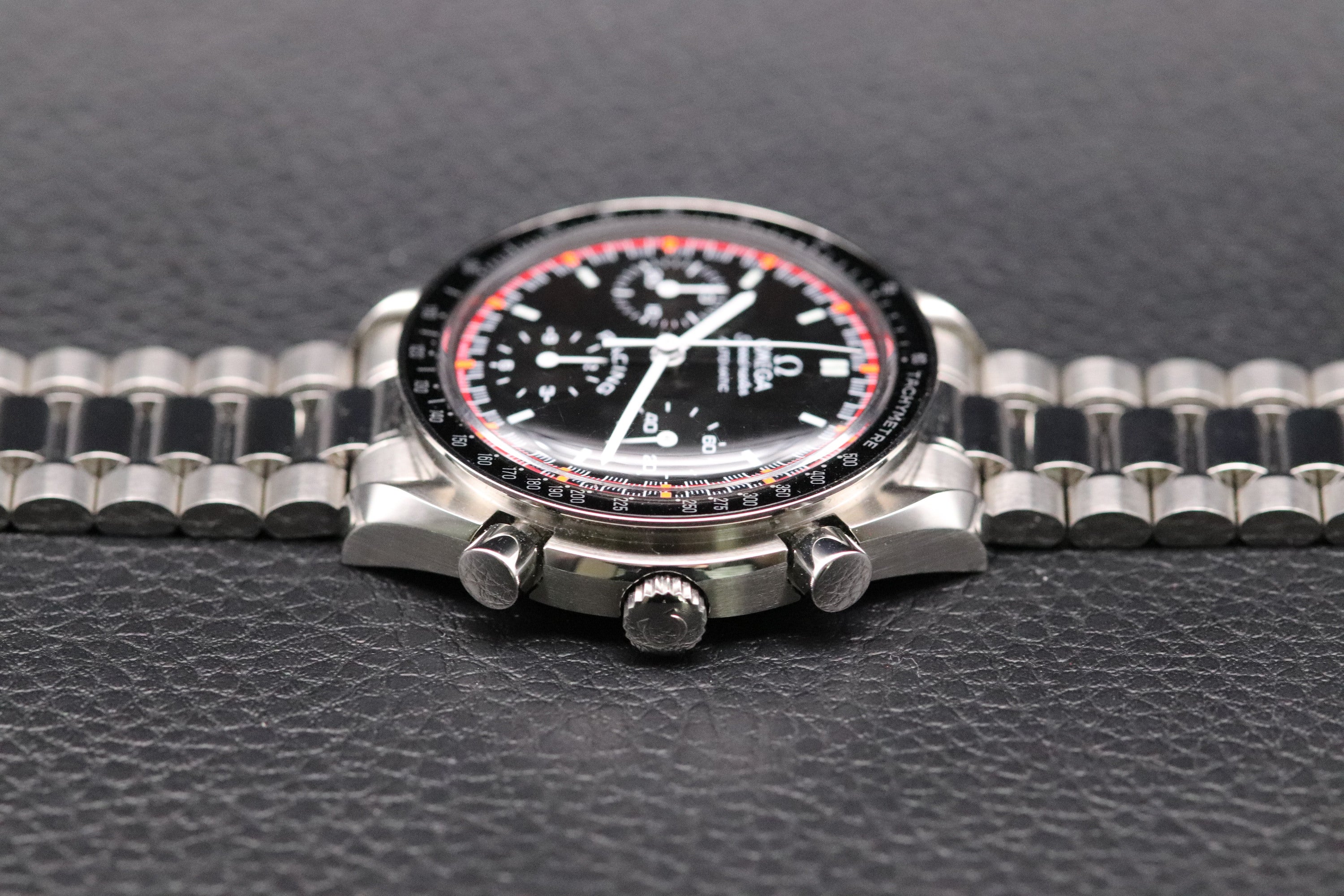 Omega Speedmaster Reduced 3518.50 Michael Schumacher 1998 Fullset Box+Paper