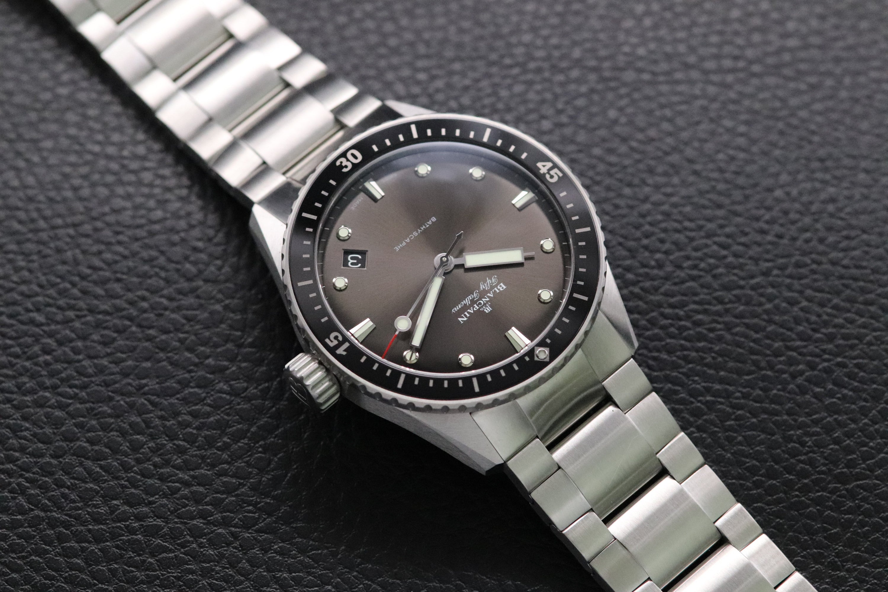 Blancpain Fifty Fathoms Bathyscape 5000-1110-71S Fullset 2023 Caja+Papeles