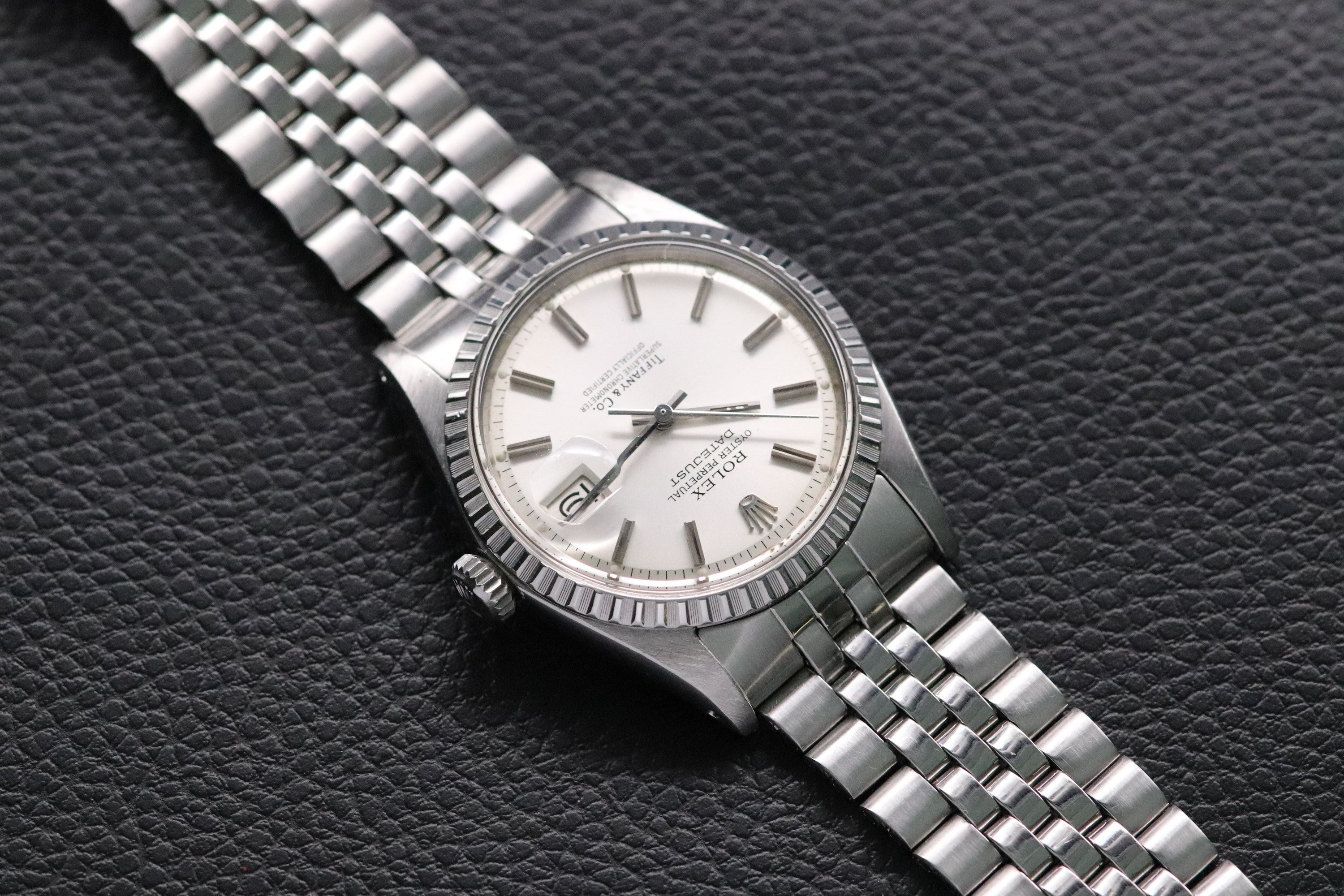 Rolex Datejust 36 Tiffany & Co. Signed Dial 1603 Jubilee 1973