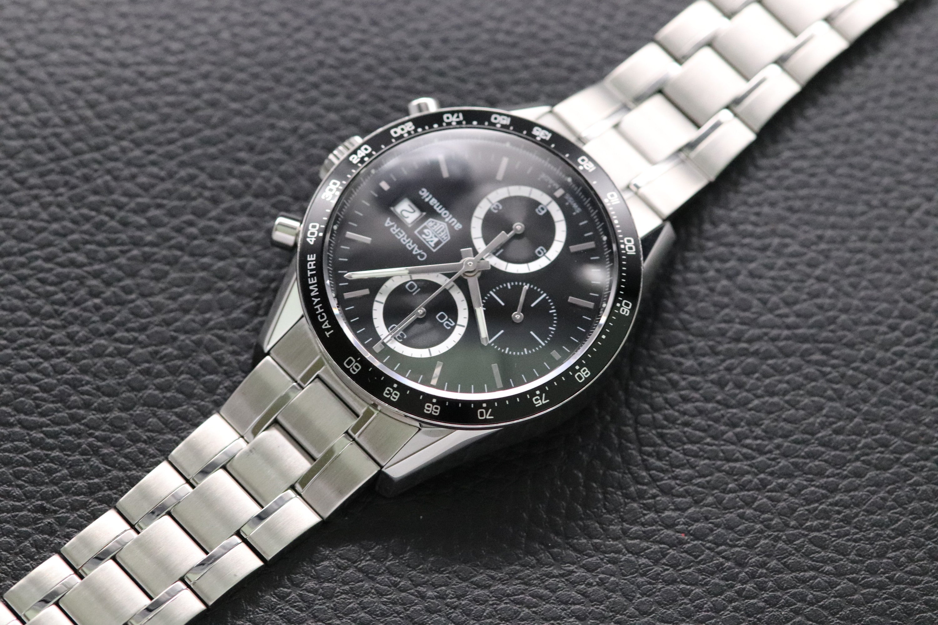 Tag Heuer Carrera Caliber 16 CV2010 Black Dial 2015