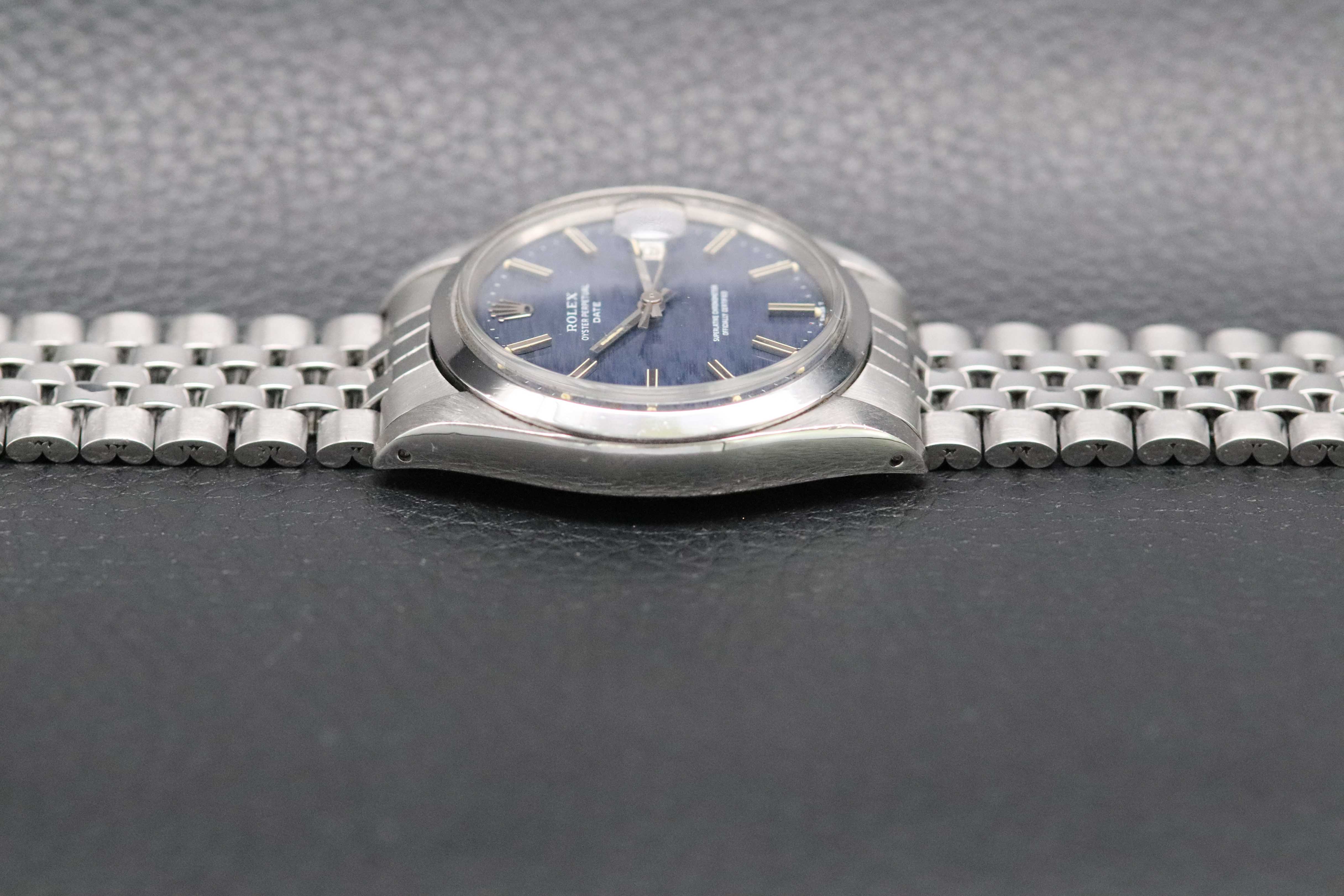 Rolex Date 1500 Blue Dial 1971