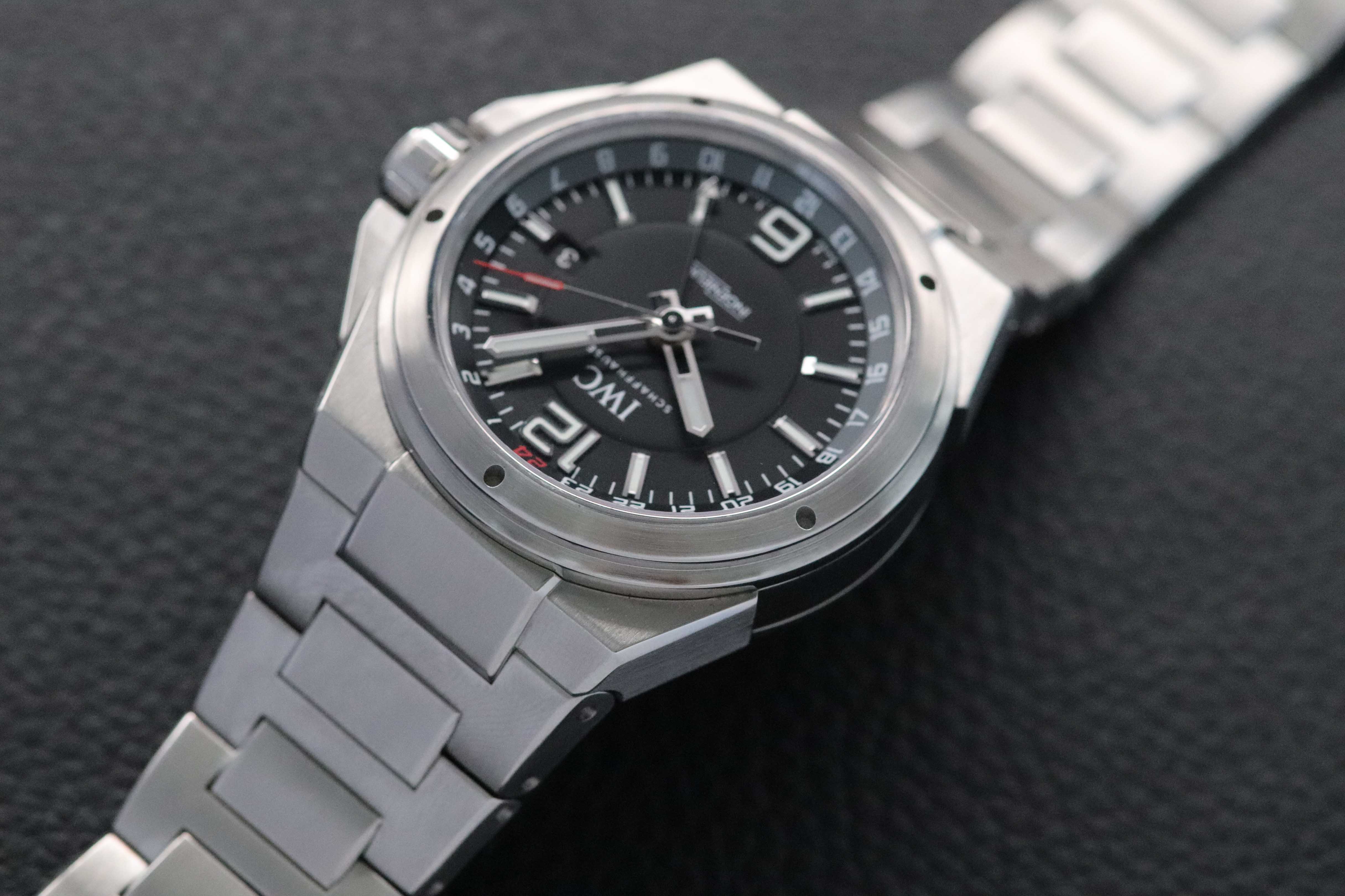 IWC Ingenieur Automatic IW324402 Dual Time Fullset 2019 Scatola+carteggiatura