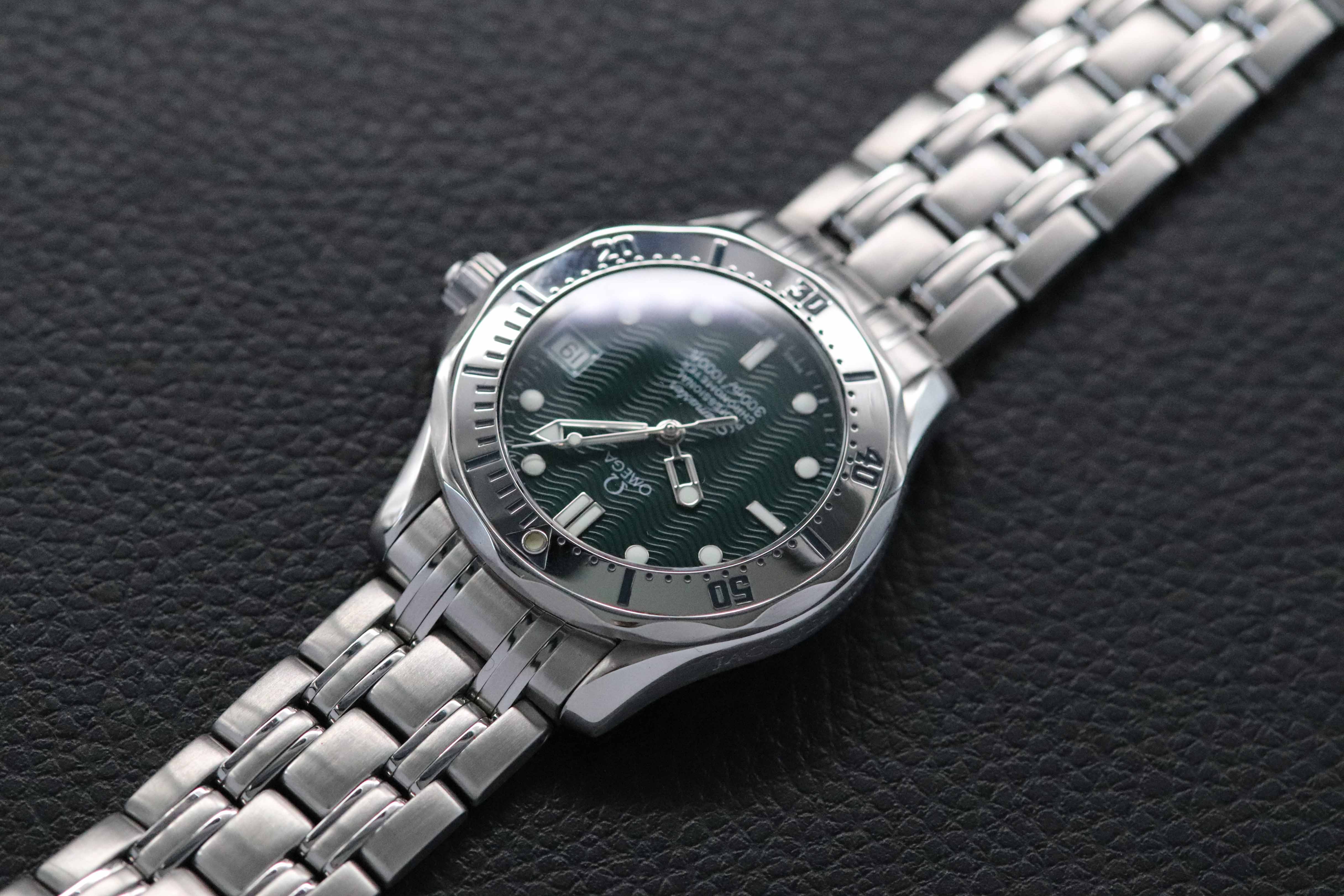 Omega Seamaster 300 2553.41 Jacques Mayol Green Fullset 1999 Box+Papers