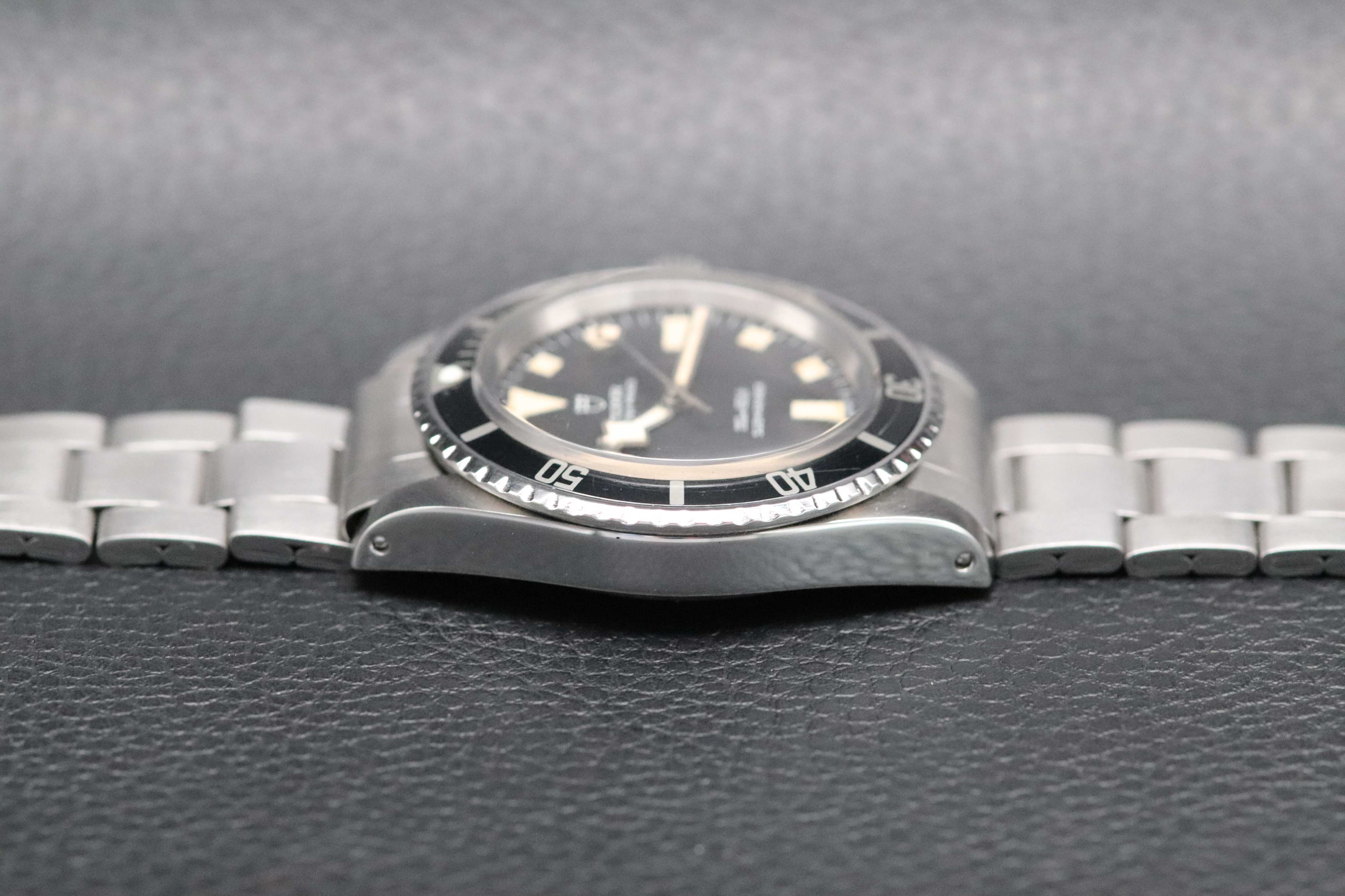 Tudor Submariner 7016 Esfera Negra 1974 Snowflake