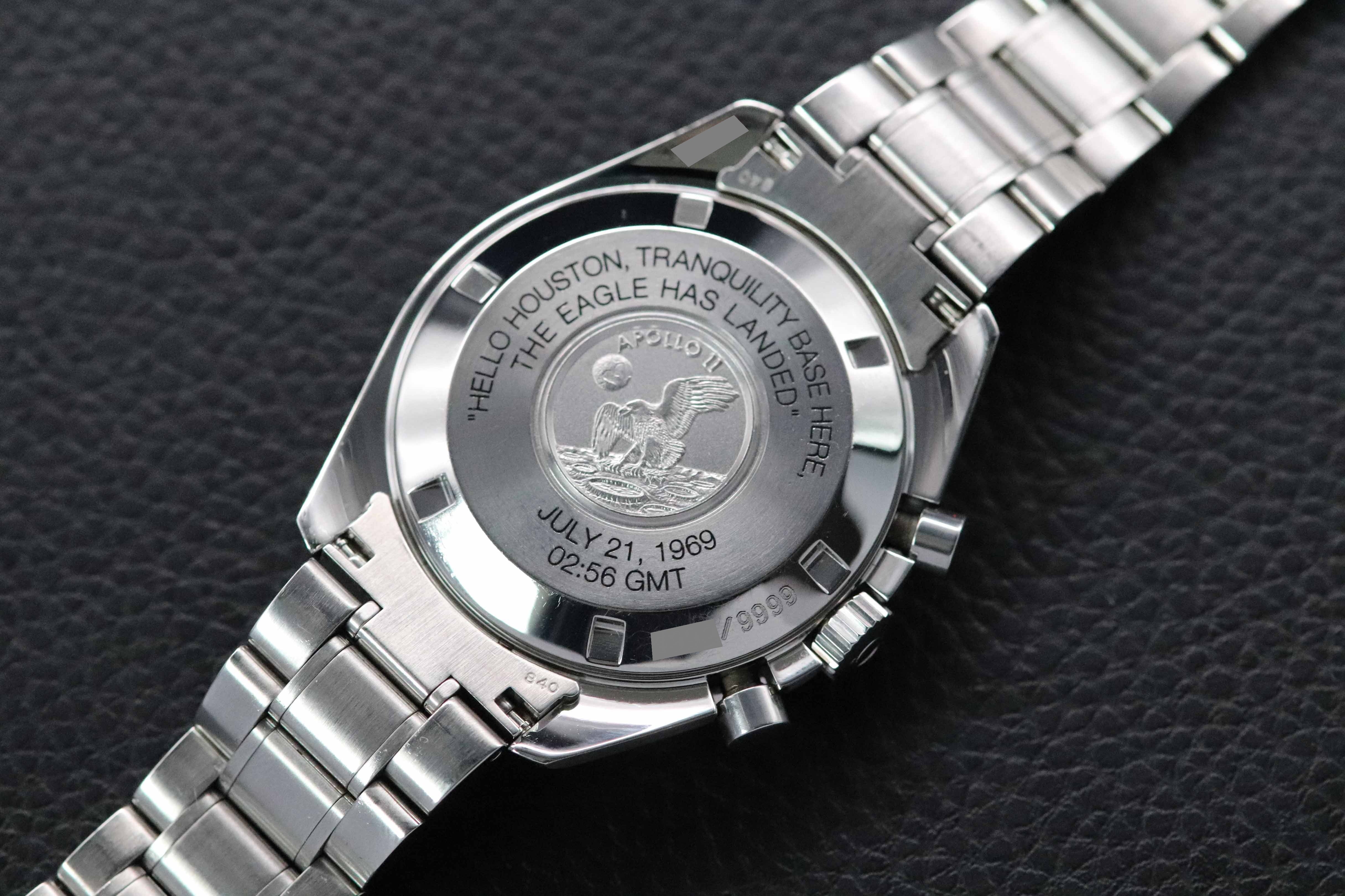 Omega Speedmaster Professional 3560.50 Apollo 11 Hello Houston Fullset 2002 Box+Papers