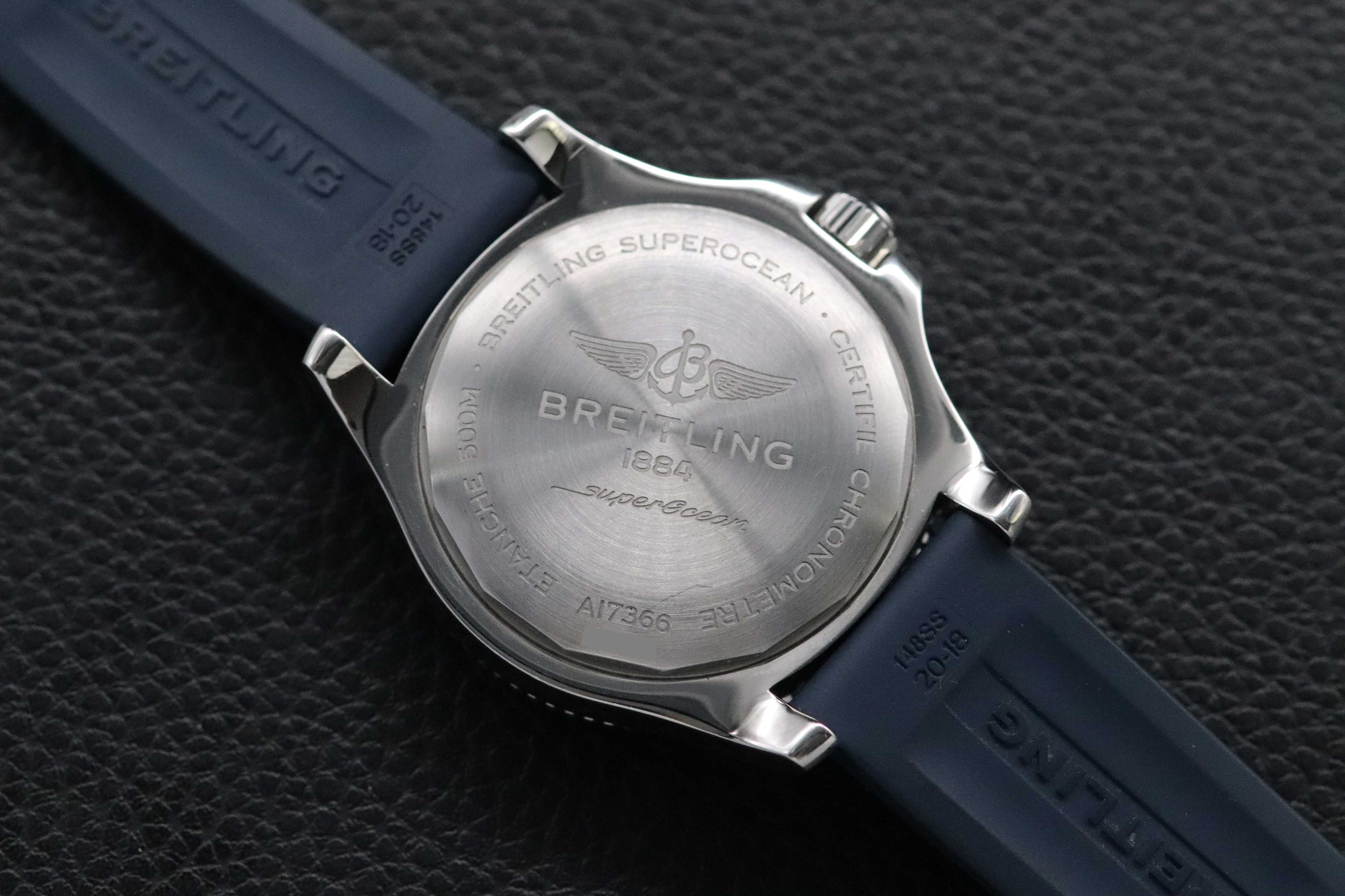 Breitling Superocean 42 A17366 Blue Papers 2020