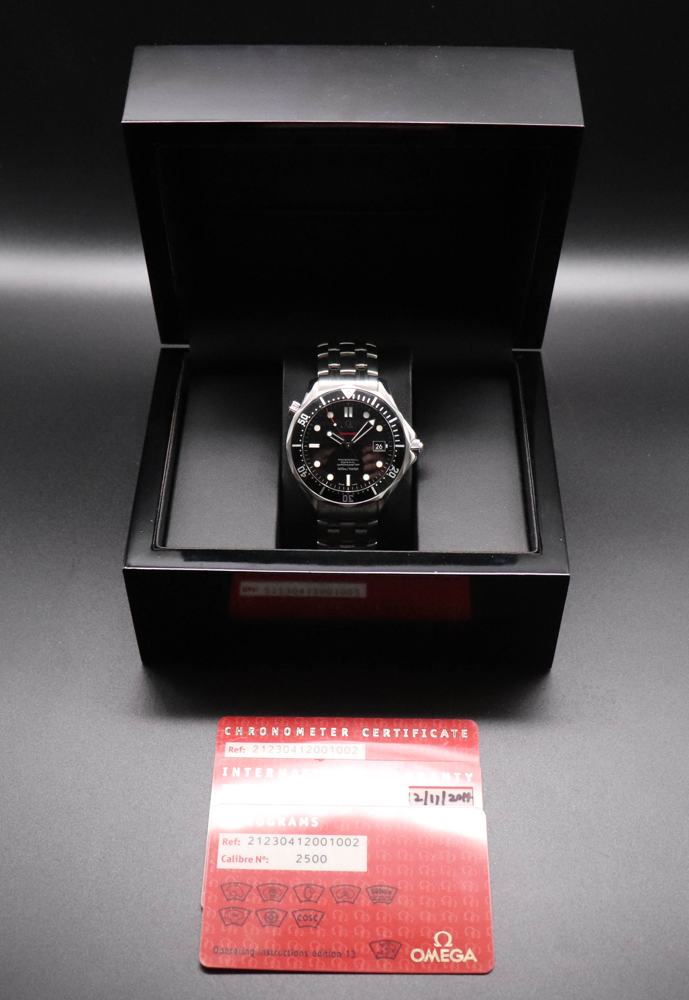 Omega Seamaster 212.30.41.20.01.002 Papers 2014