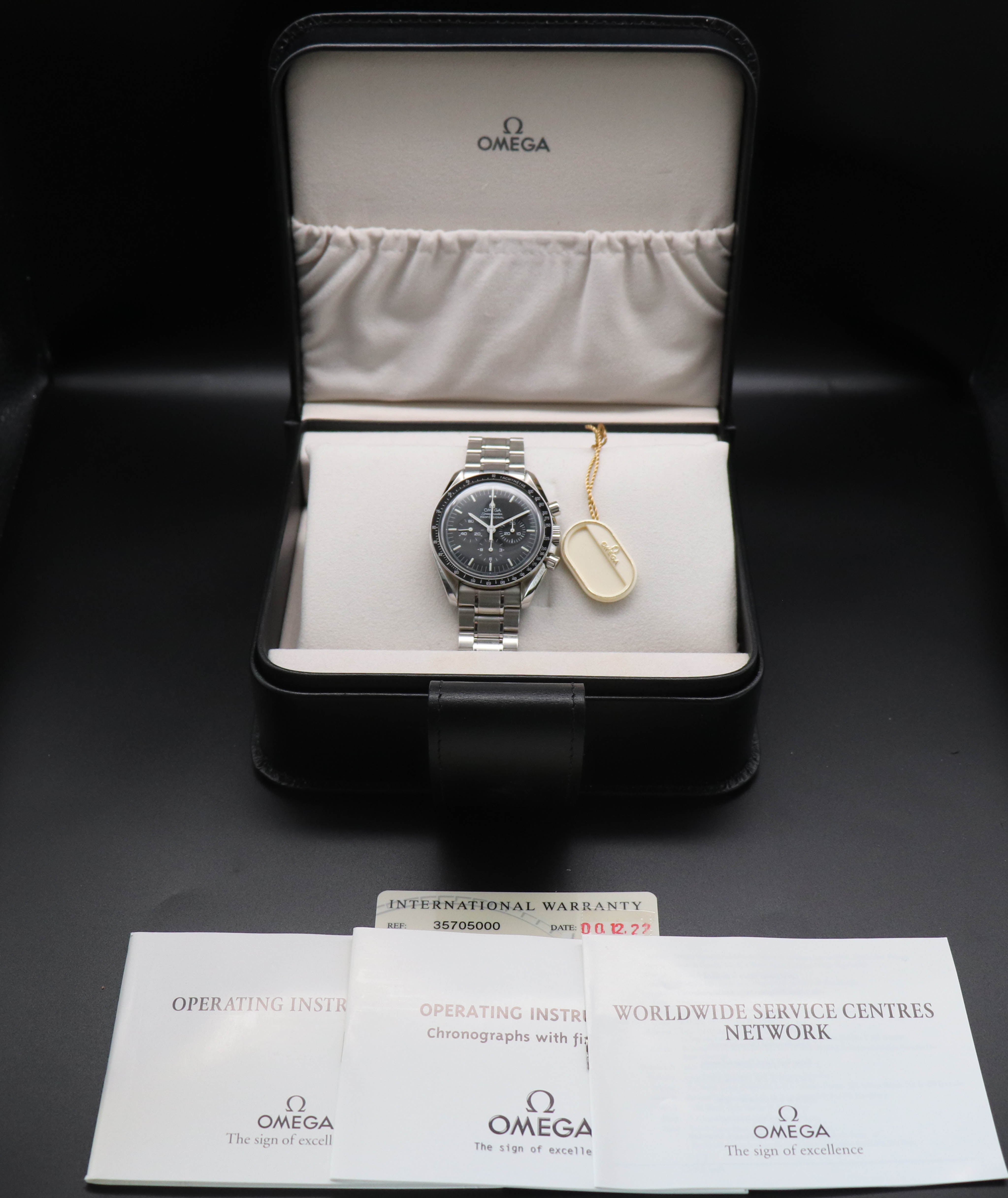 Omega Speedmaster Moonwatch 3570.50 NOS Fullset 2000 Box+Papers