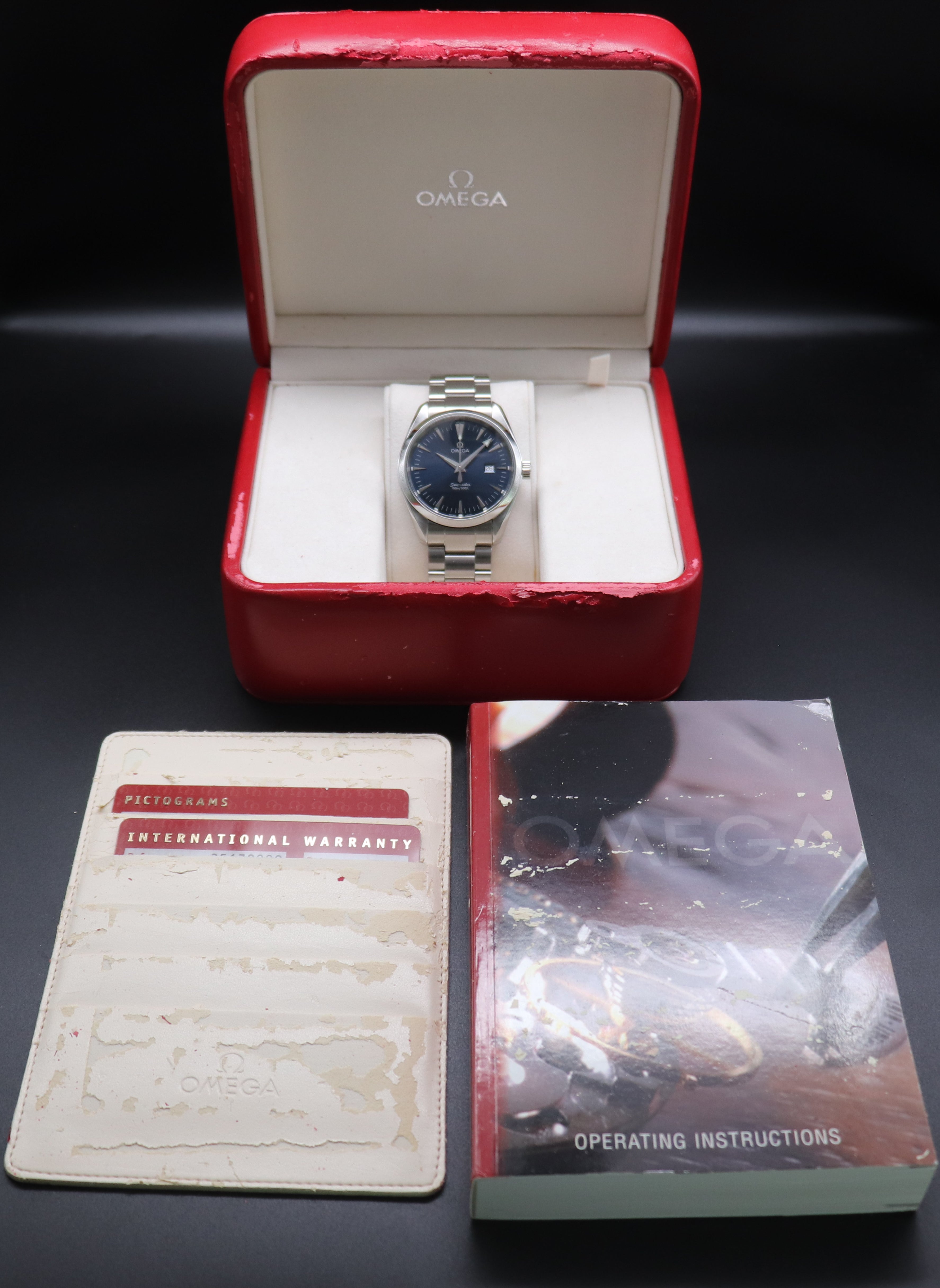 Omega Seamaster Aqua Terra 2517.80 Fullset 2008 Box+Papers