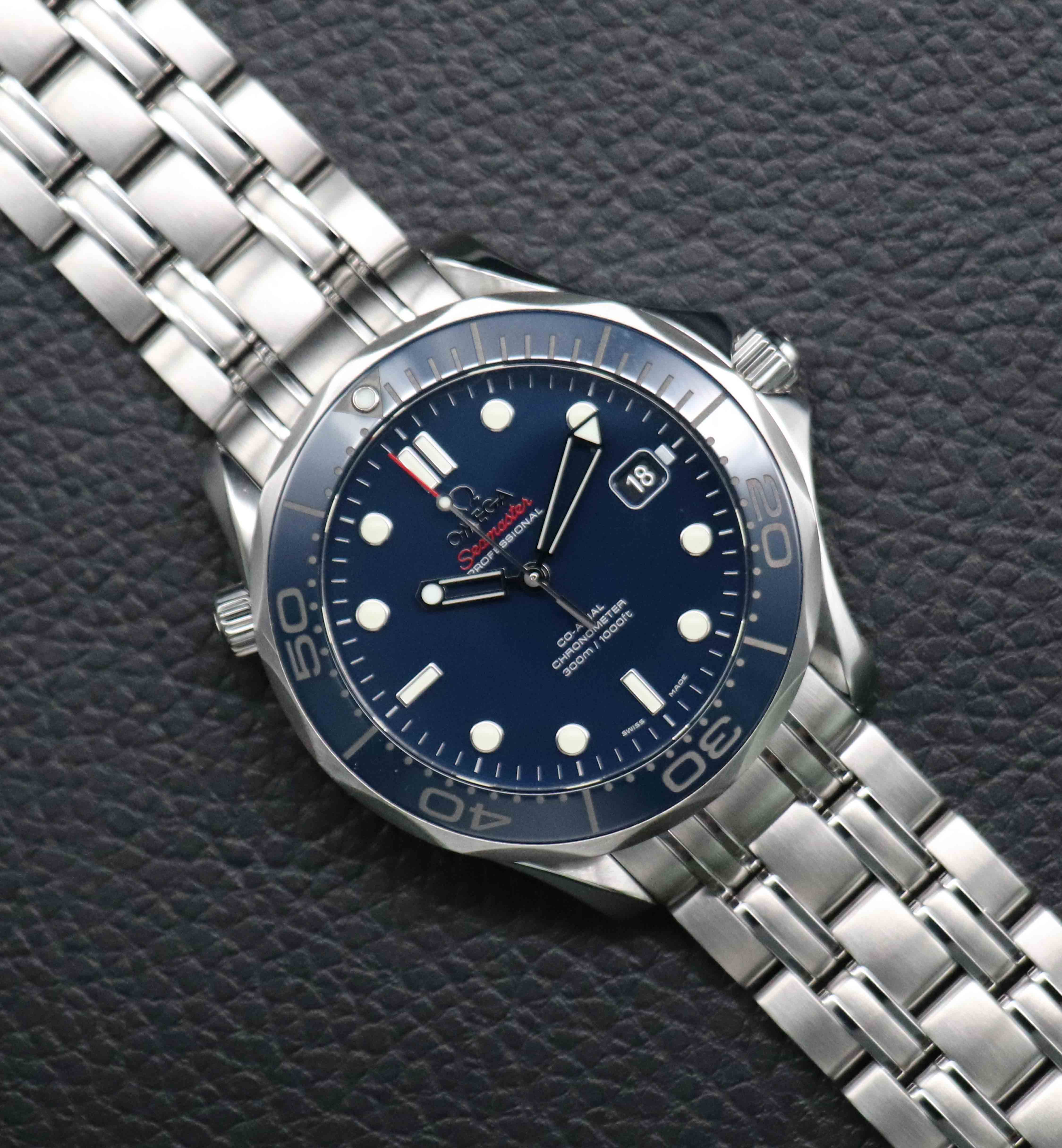 Omega Seamaster Diver 300 212.30.41.20.03.001 Blue Dial 2018