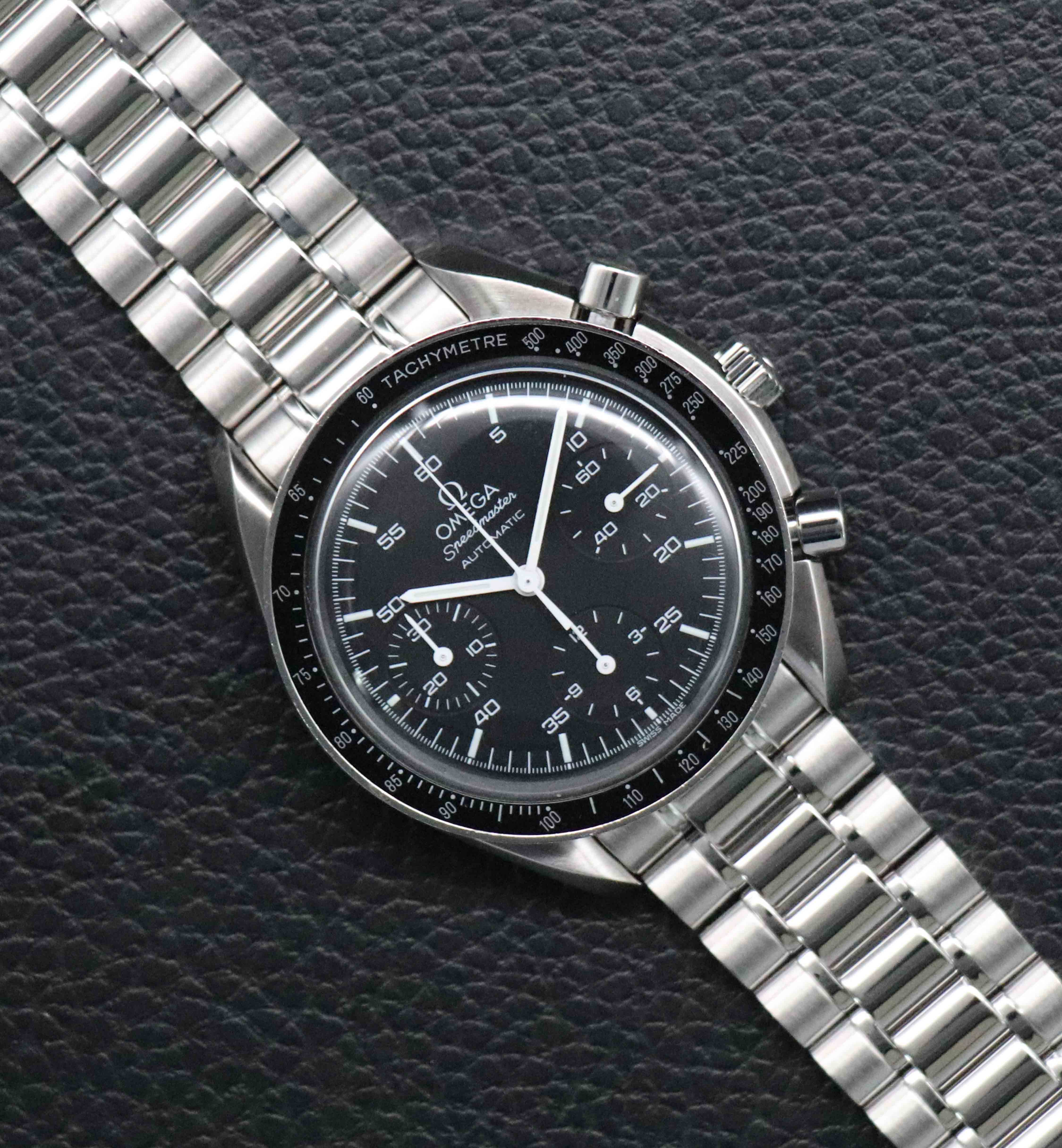Omega Speedmaster ridotto 3510.50 quadrante nero 1998