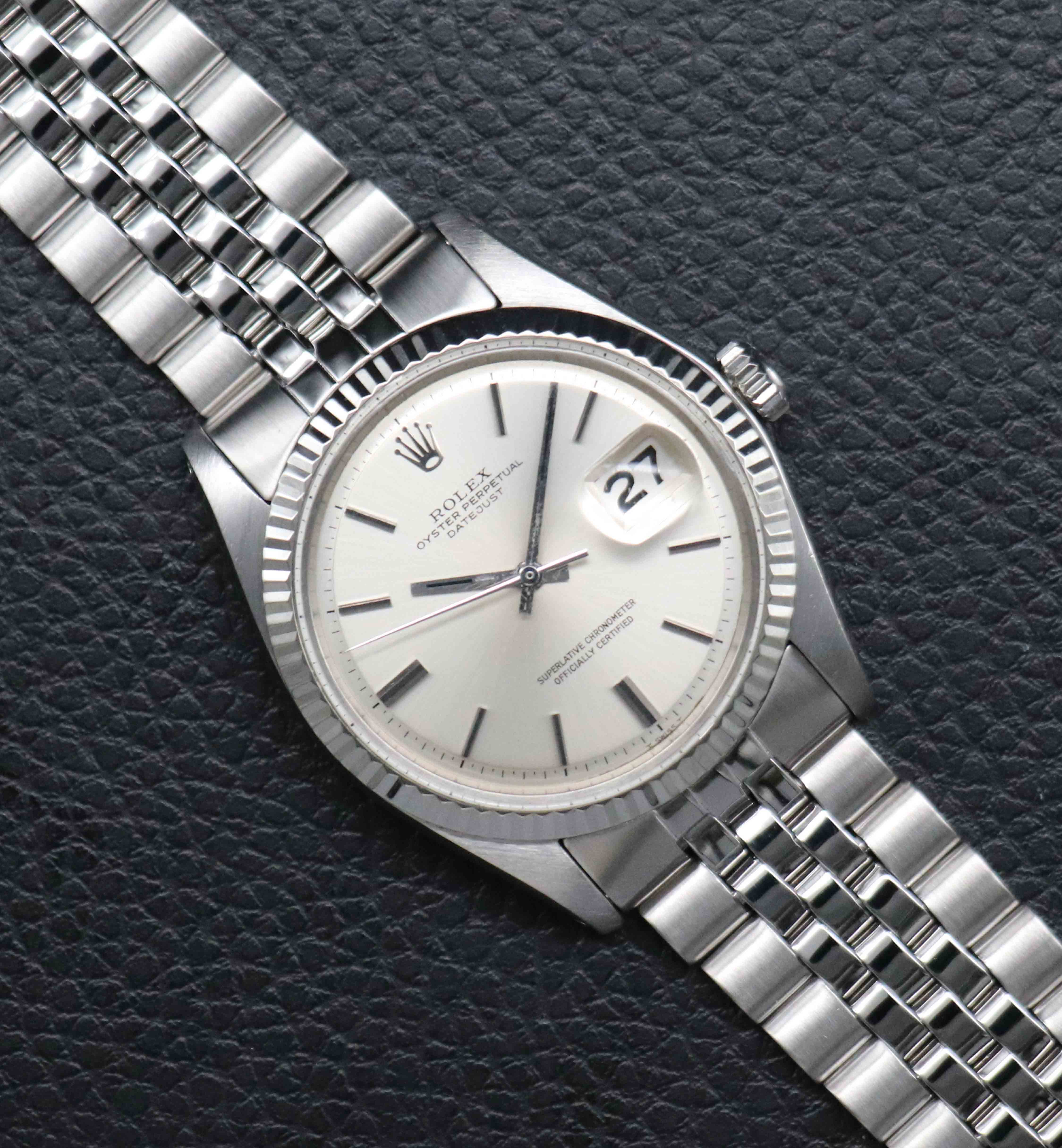 Rolex Datejust 1601 Silver Dial 1970