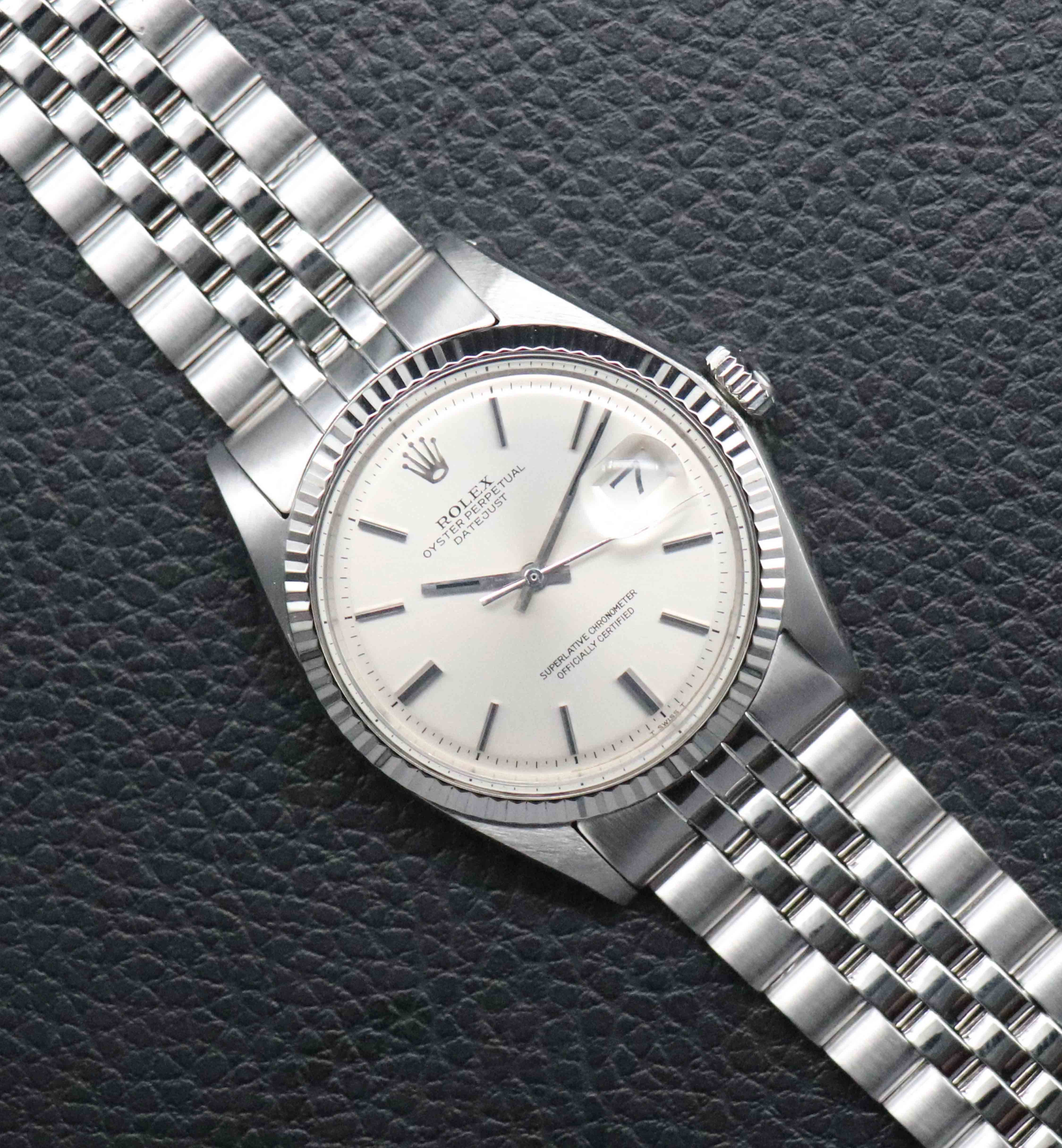 Rolex Datejust 1601 Silver Dial 1970