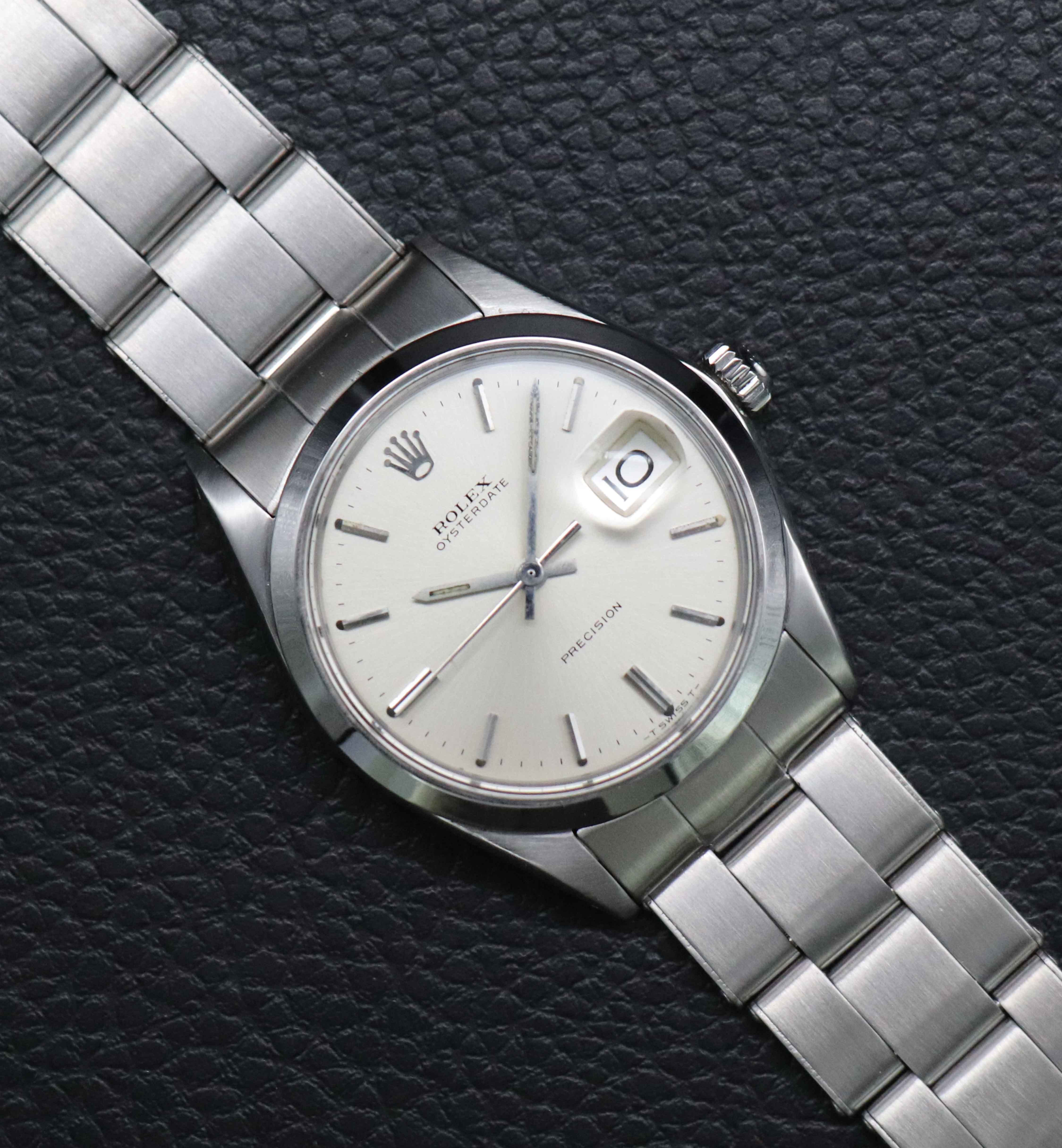 Rolex Oysterdate 6694 Silver Dial 1973