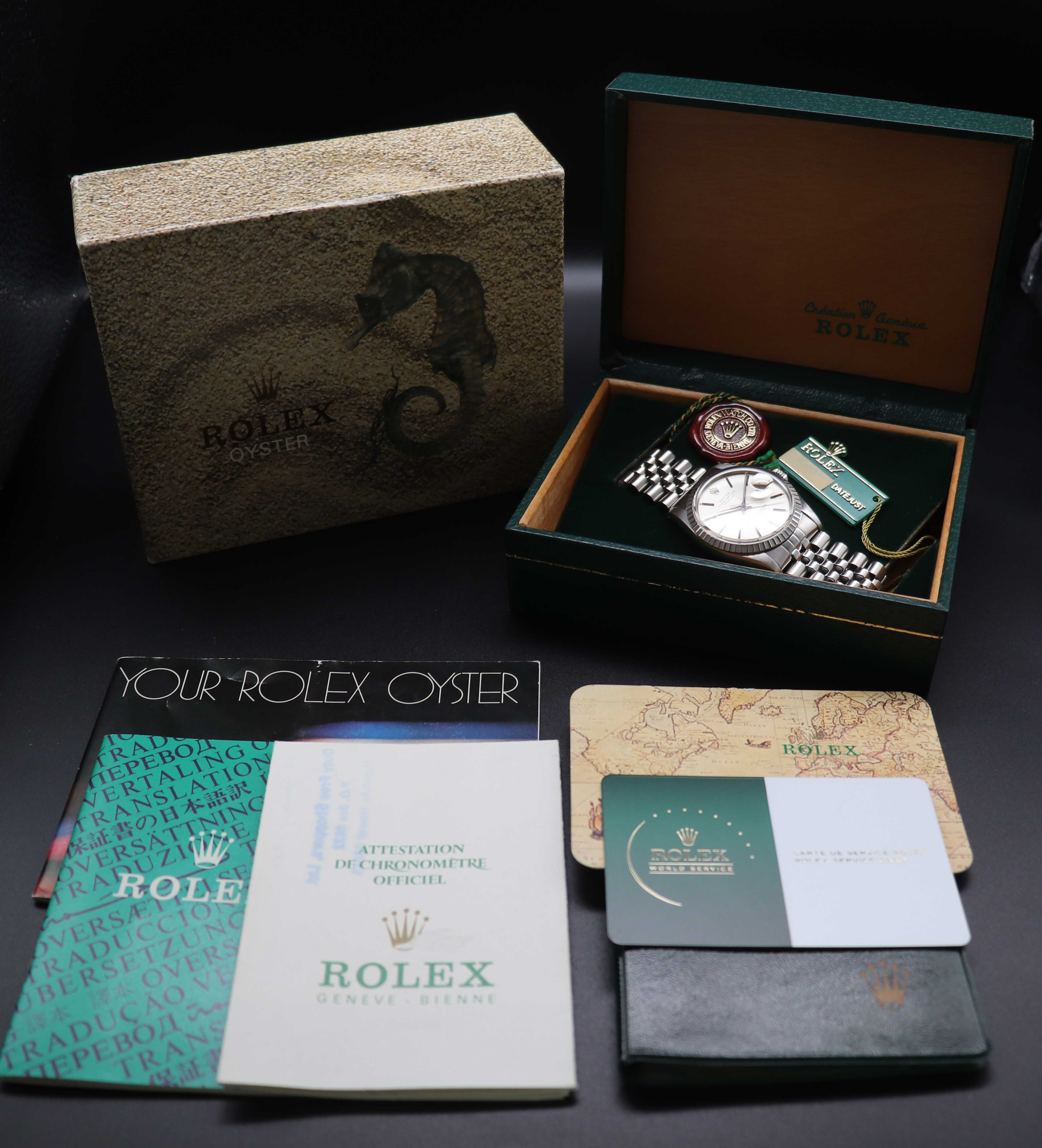 Rolex Datejust 16030 Fullset 1980 Box+Papers