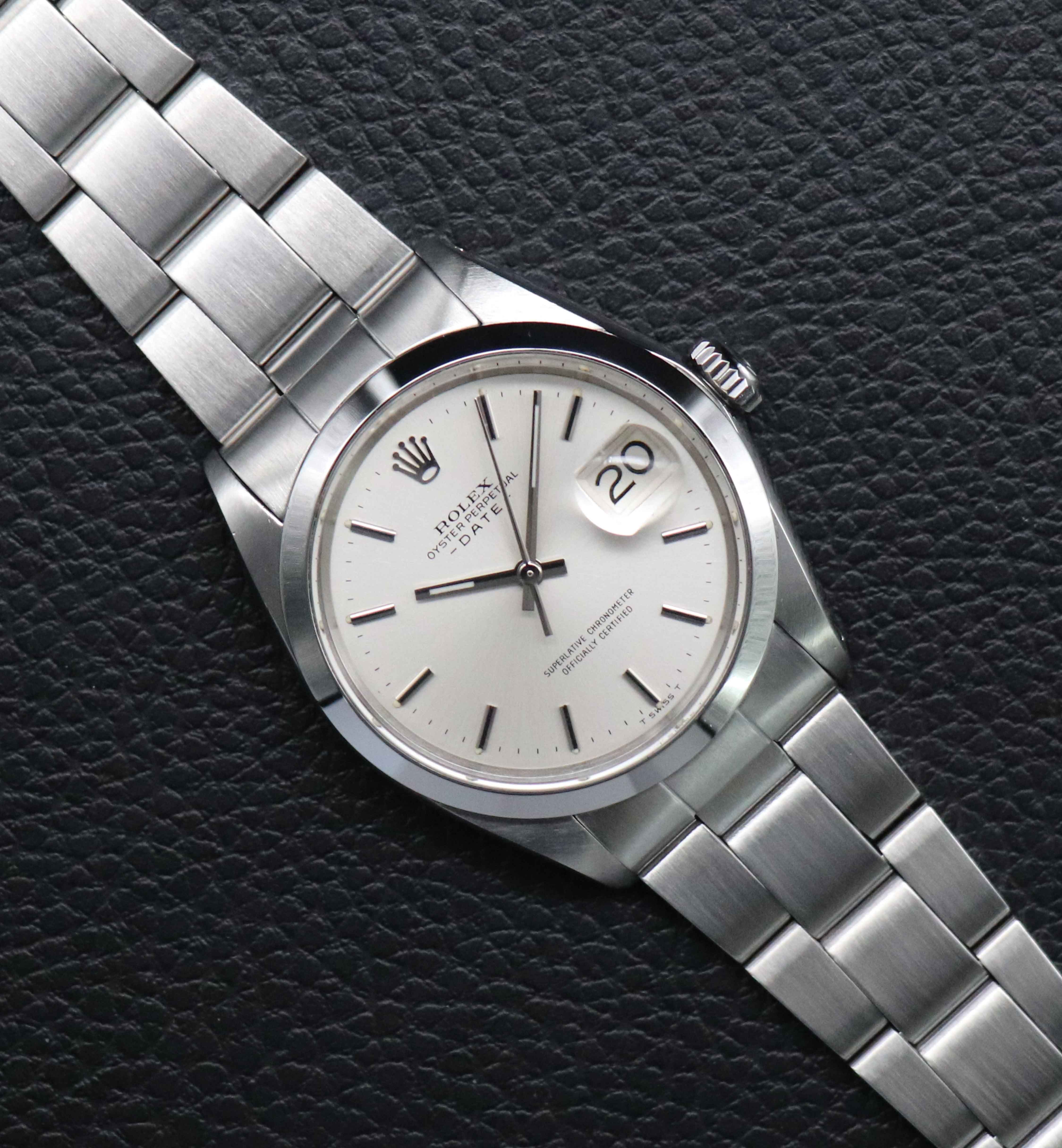 Rolex Date 1500 Quadrante Argento 1969