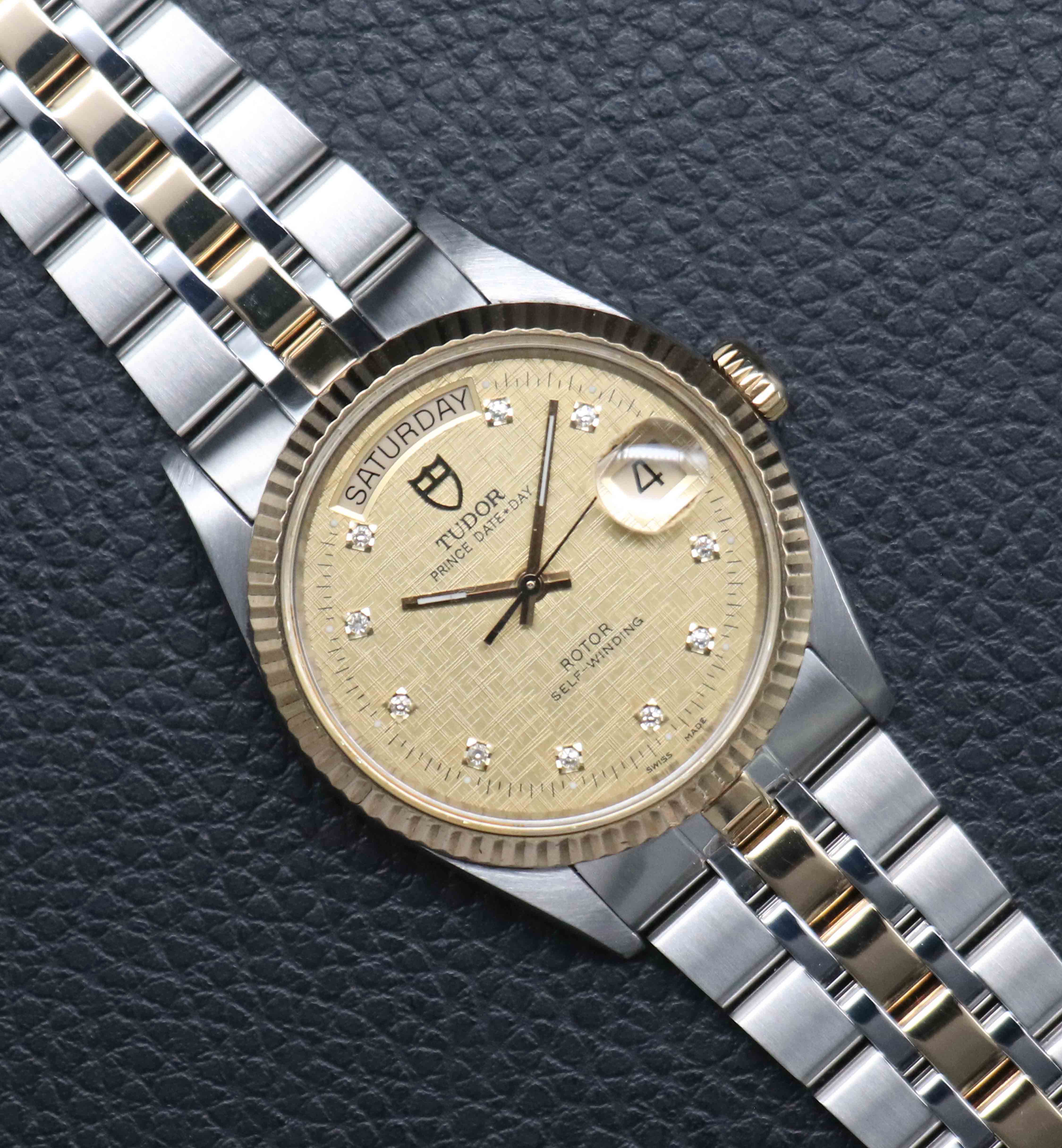 Tudor Prince Date-Day 76213 Gold Dial 2010