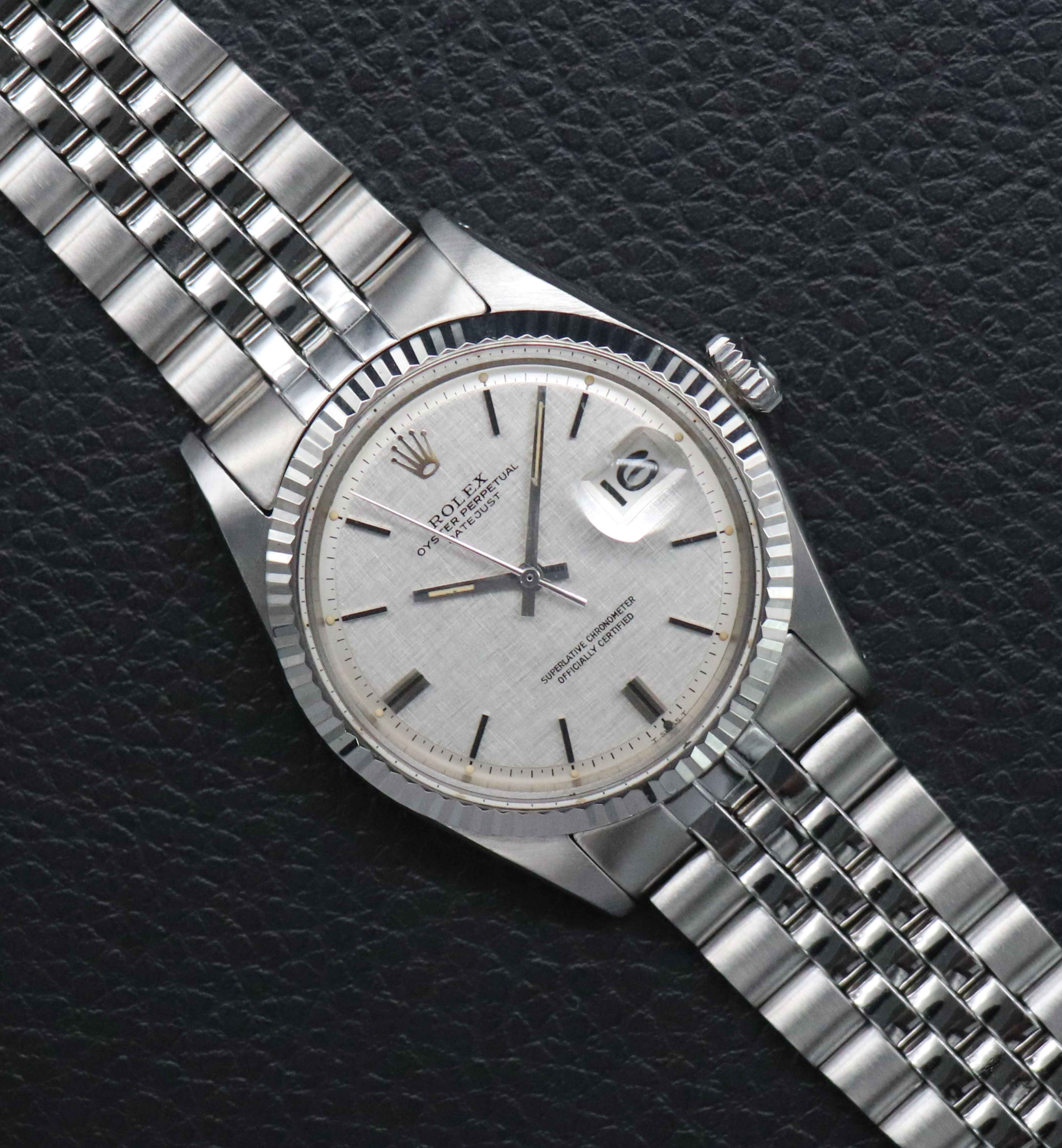 Rolex Datejust 1601 Silver Dial 1970
