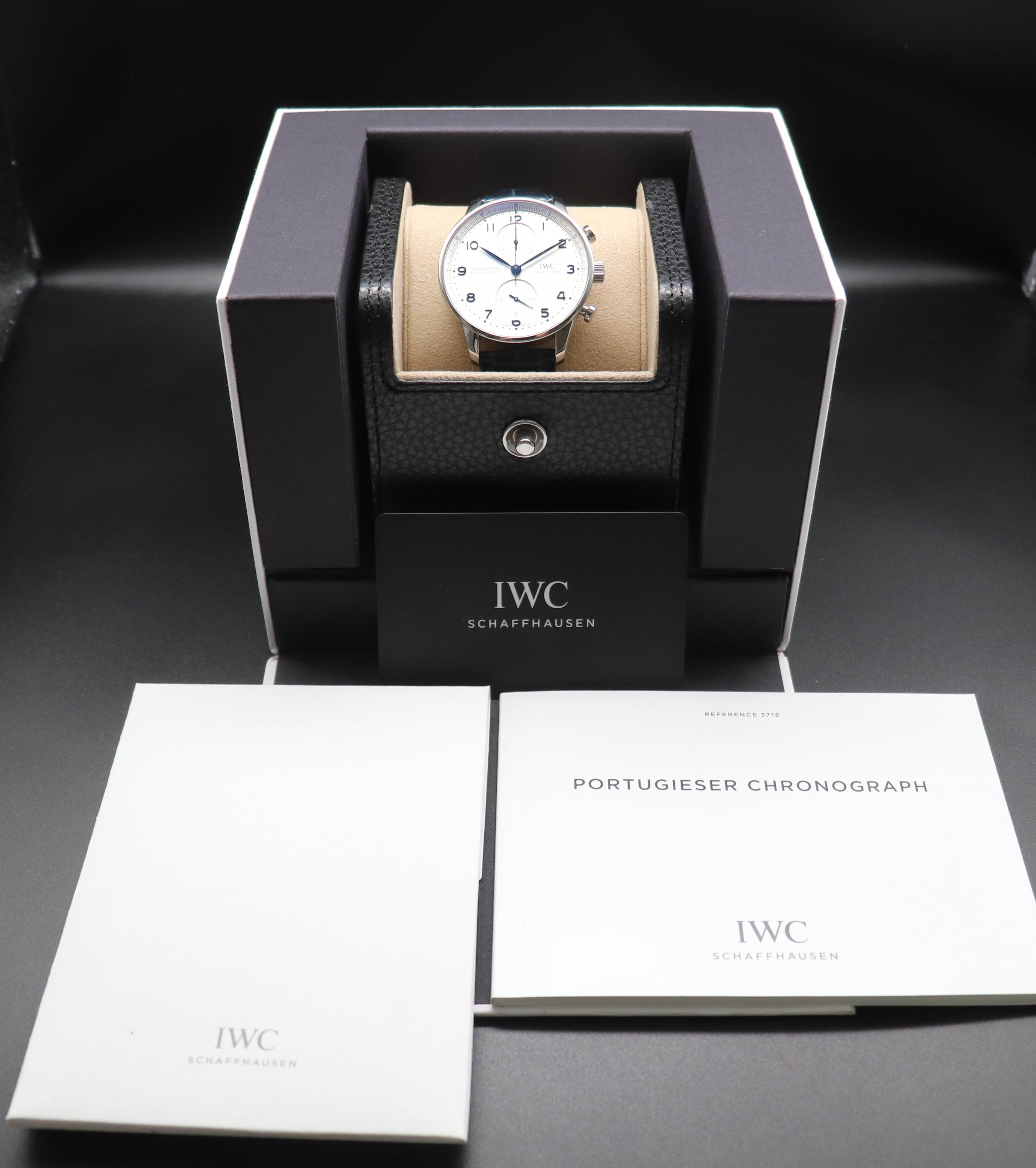 IWC Portugieser Chronograph IW371605 Fullset 2023 Box+Papers