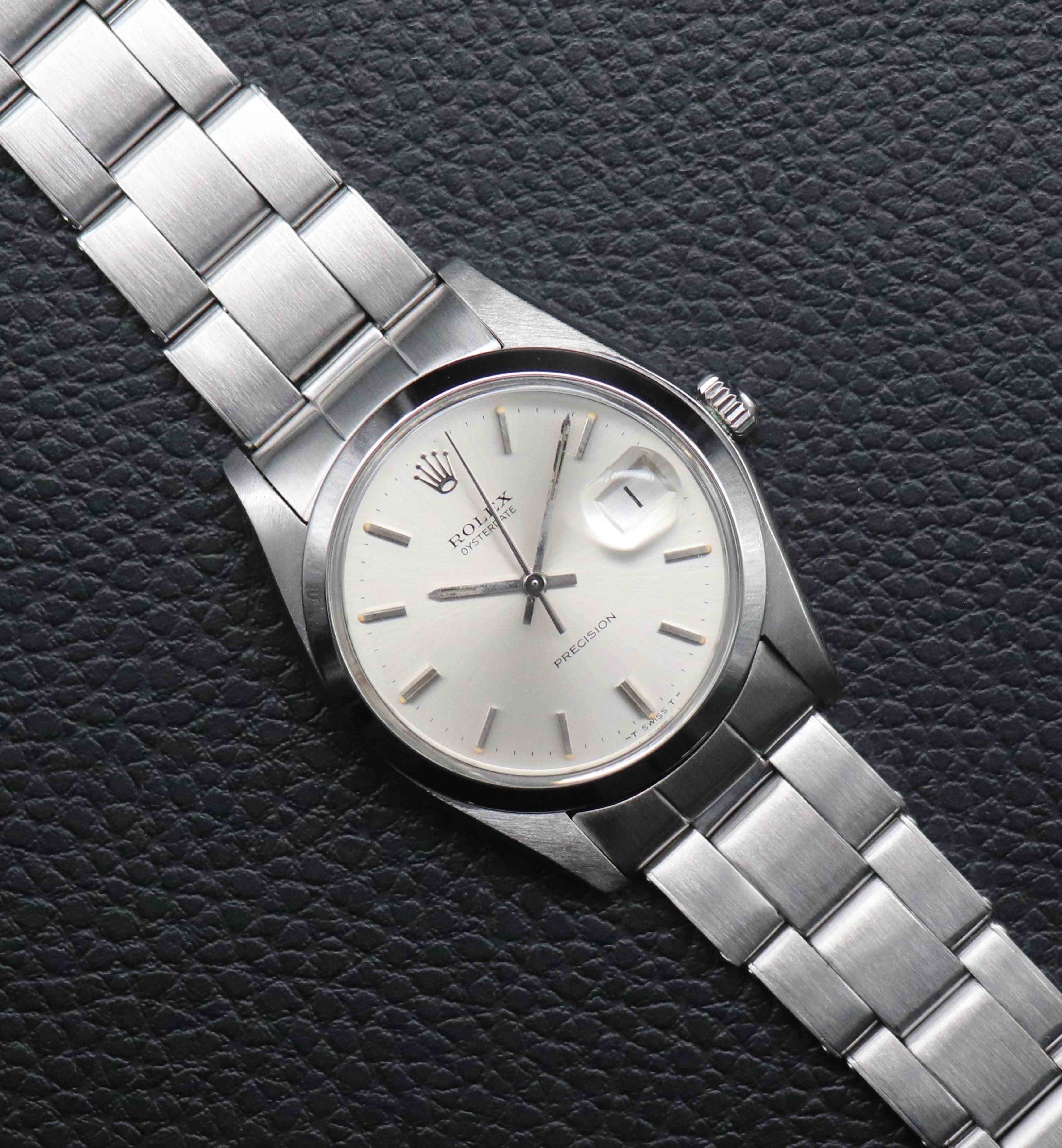 Rolex Oysterdate 6694 Silver Dial 1977