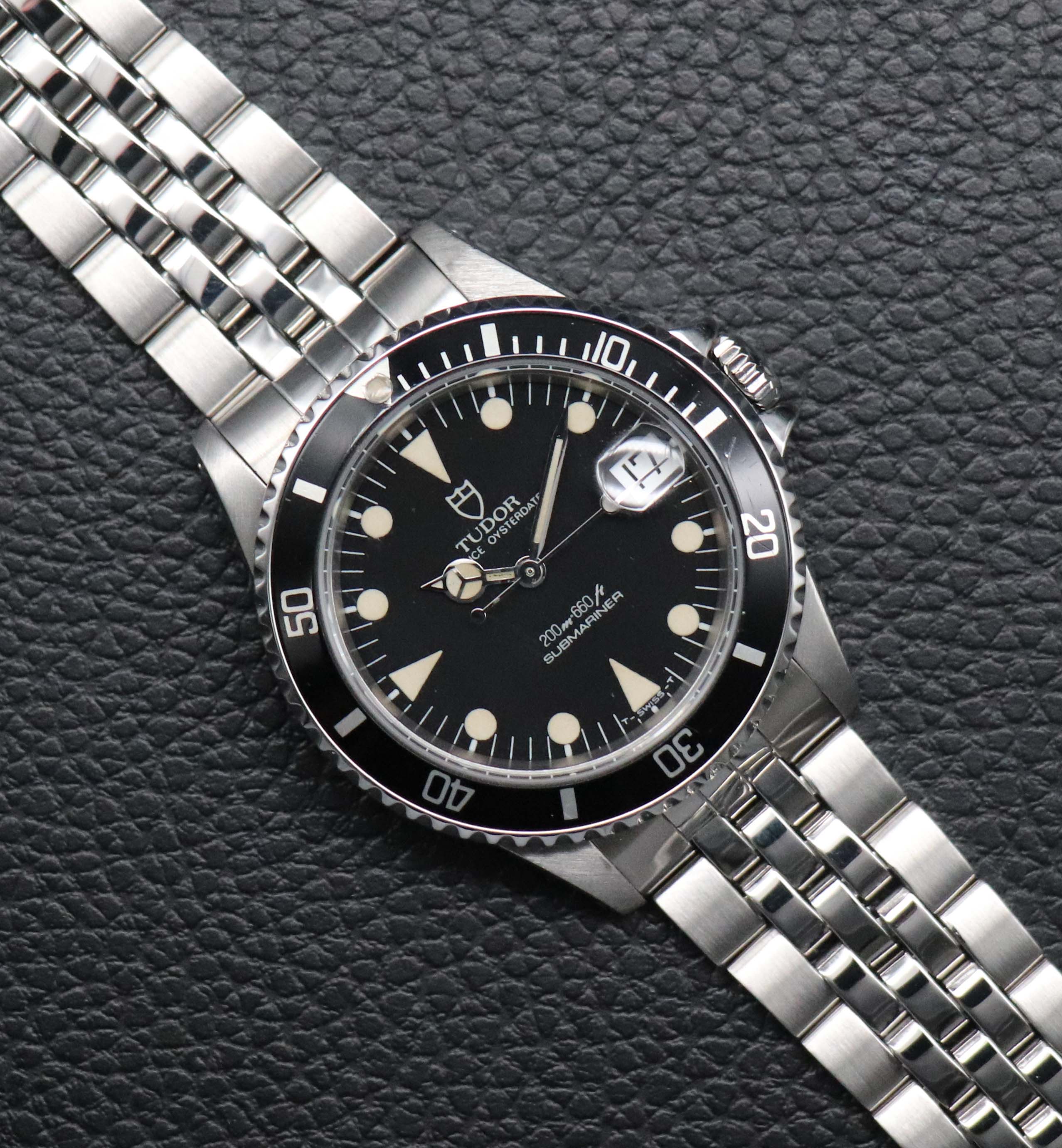 Tudor Submariner 75090 Black Dial 1990