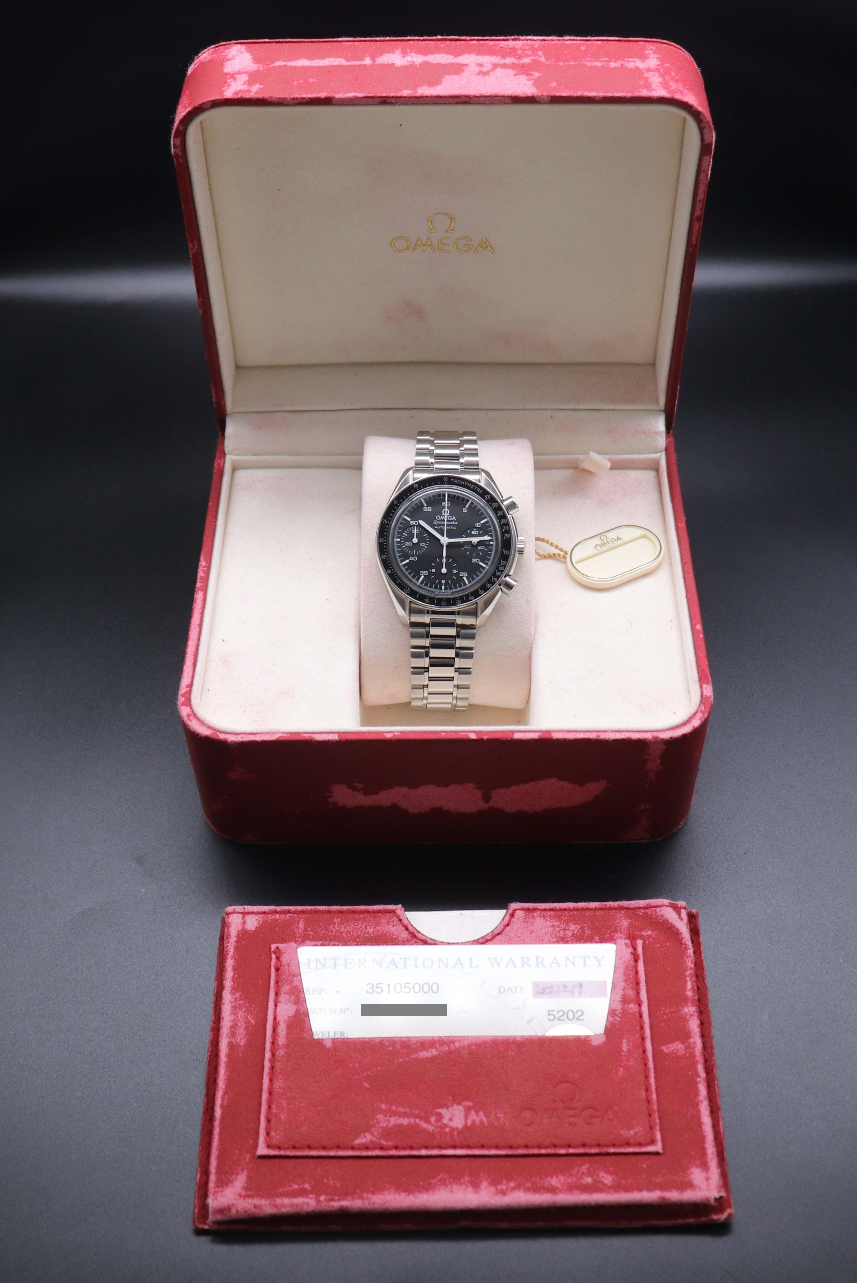 Omega Speedmaster Reduced 3510.50, FULLSET 2000, coffret + PAPERS