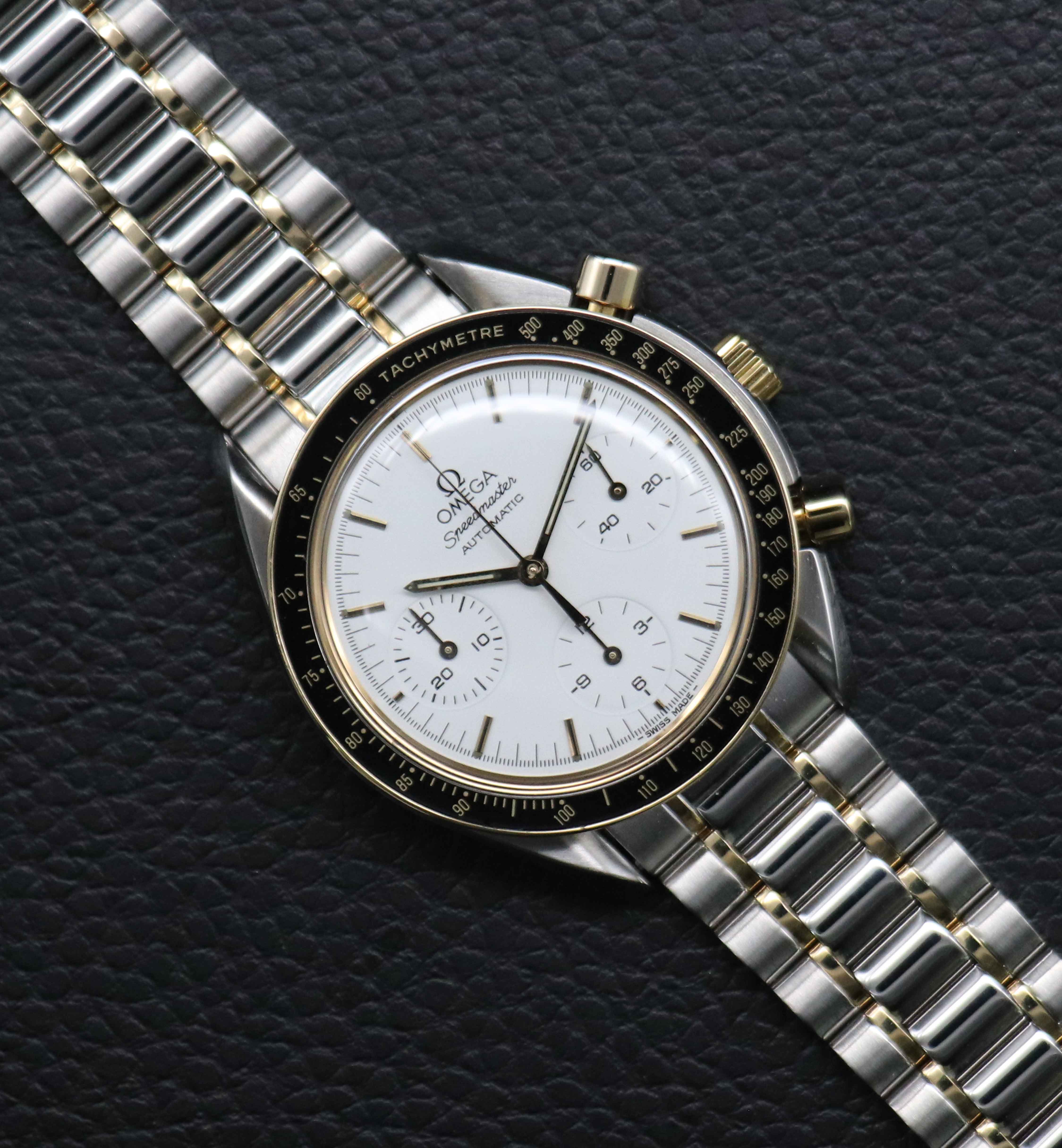 Omega Speedmaster Reduced 3310.20 White Dial 1989