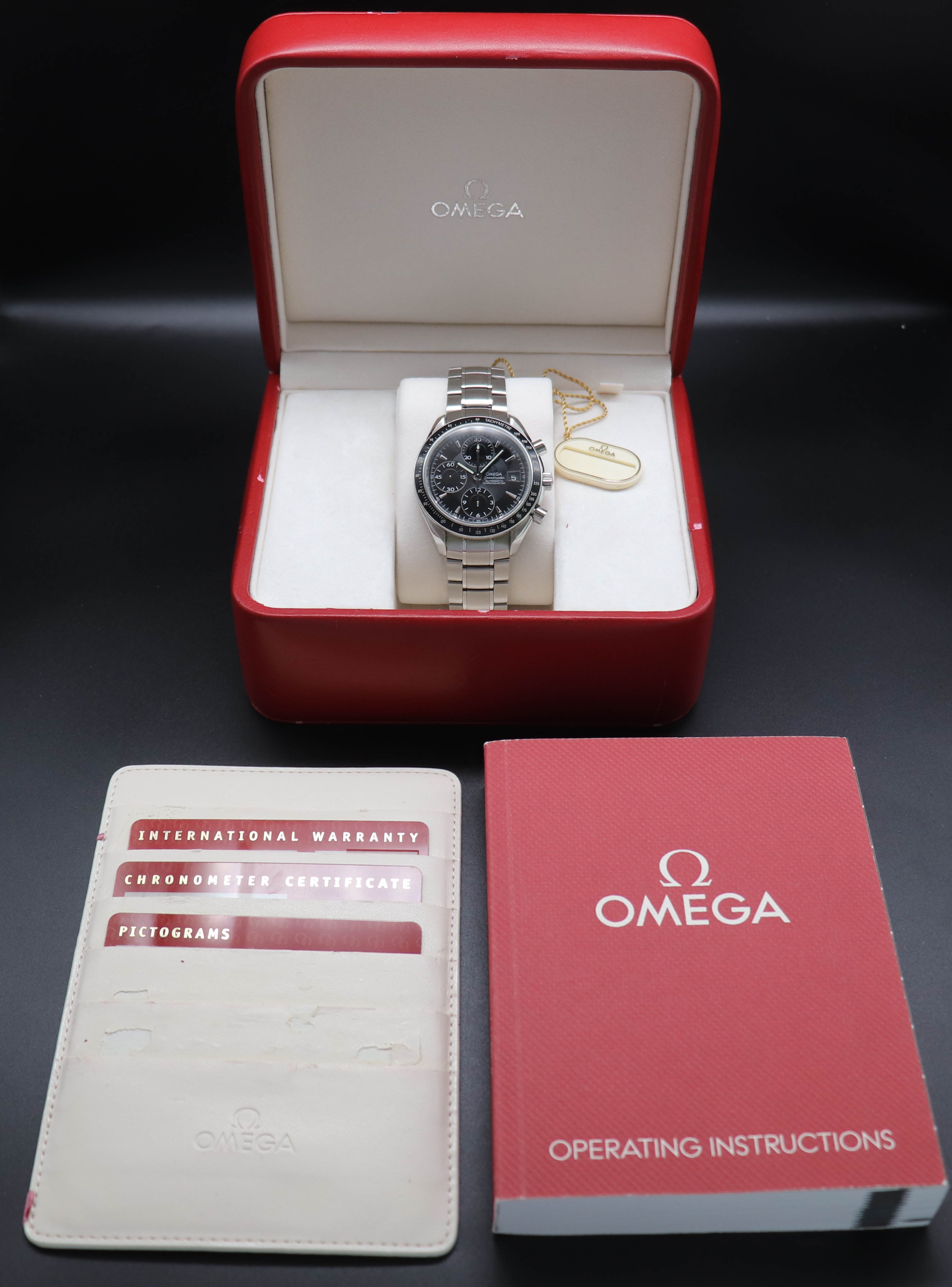 Omega Speedmaster Date 3210.50 Fullset 2010 Scatola+carteggiatura