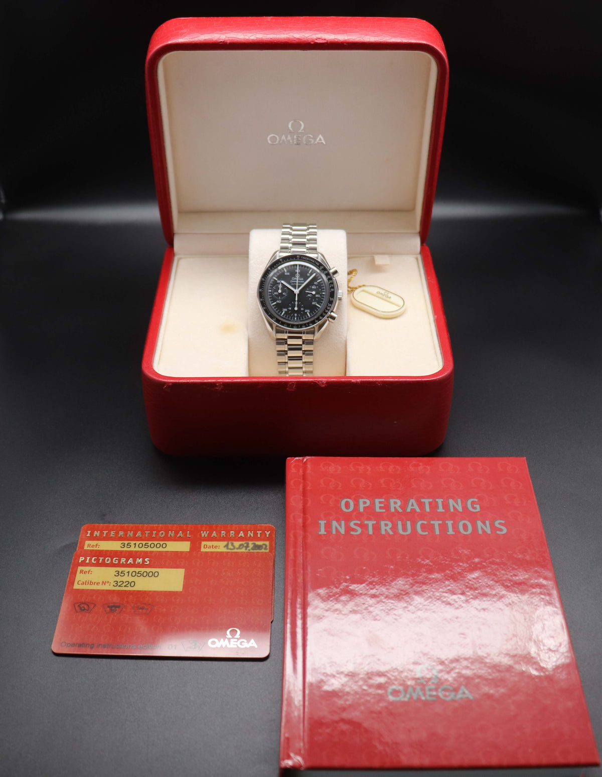 Omega Speedmaster Reduced 3510.50 Fullset 2002 Box+Papers