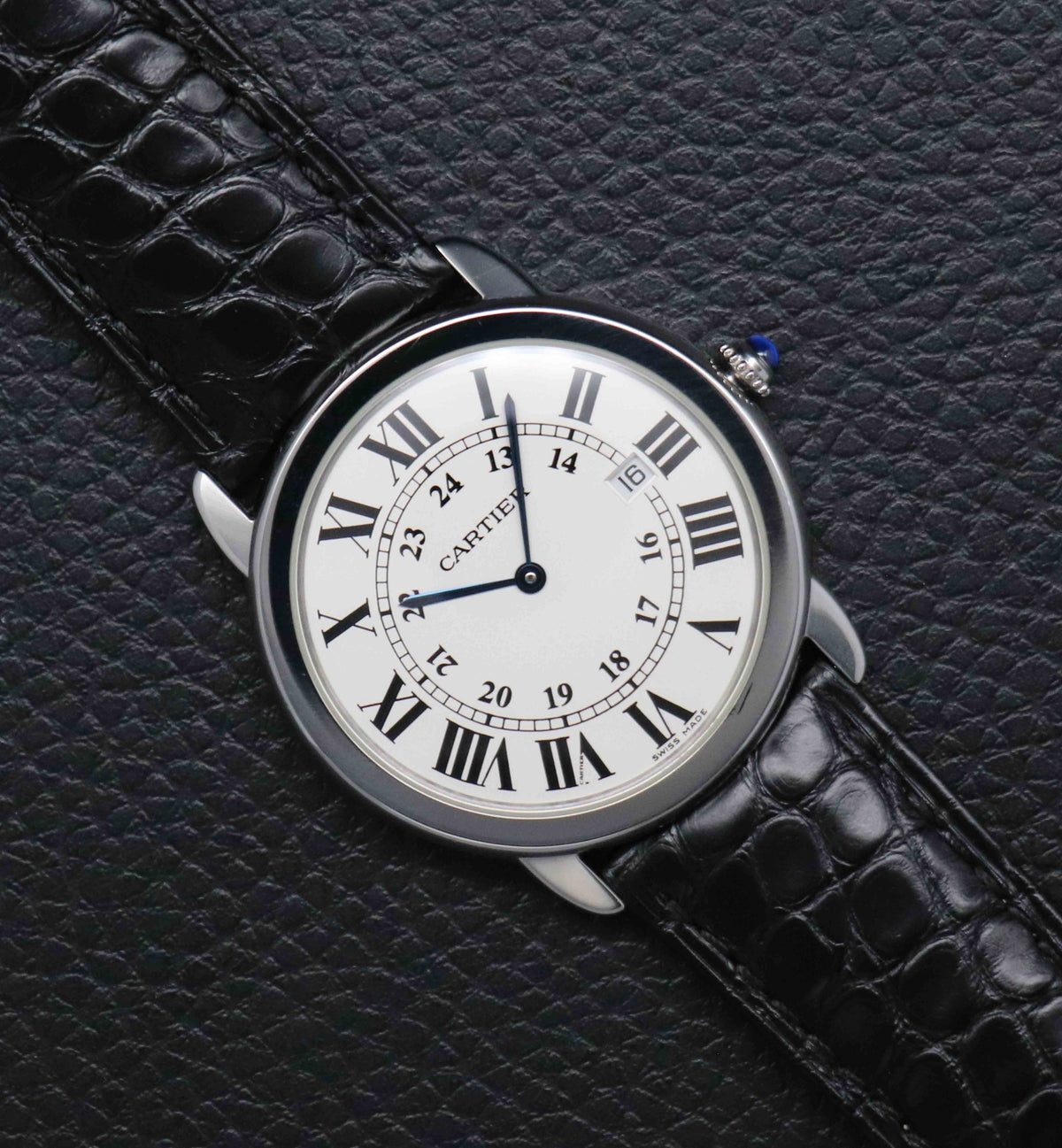 Cartier Ronde Solo W6700255 Silver Dial 2013