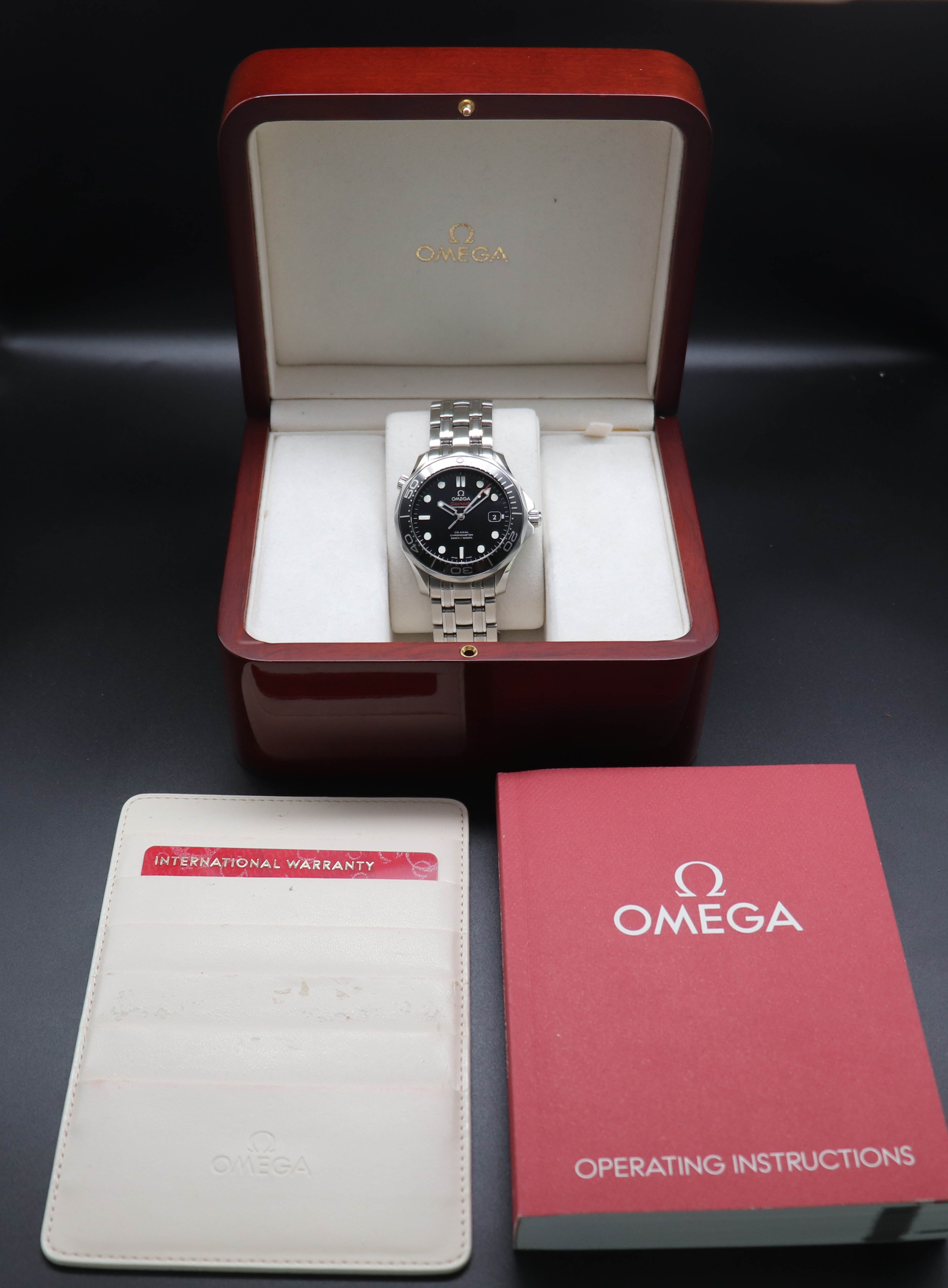 Omega Seamaster 300 212.30.41.20.01.003 Complete Set 2016 Box + Papers