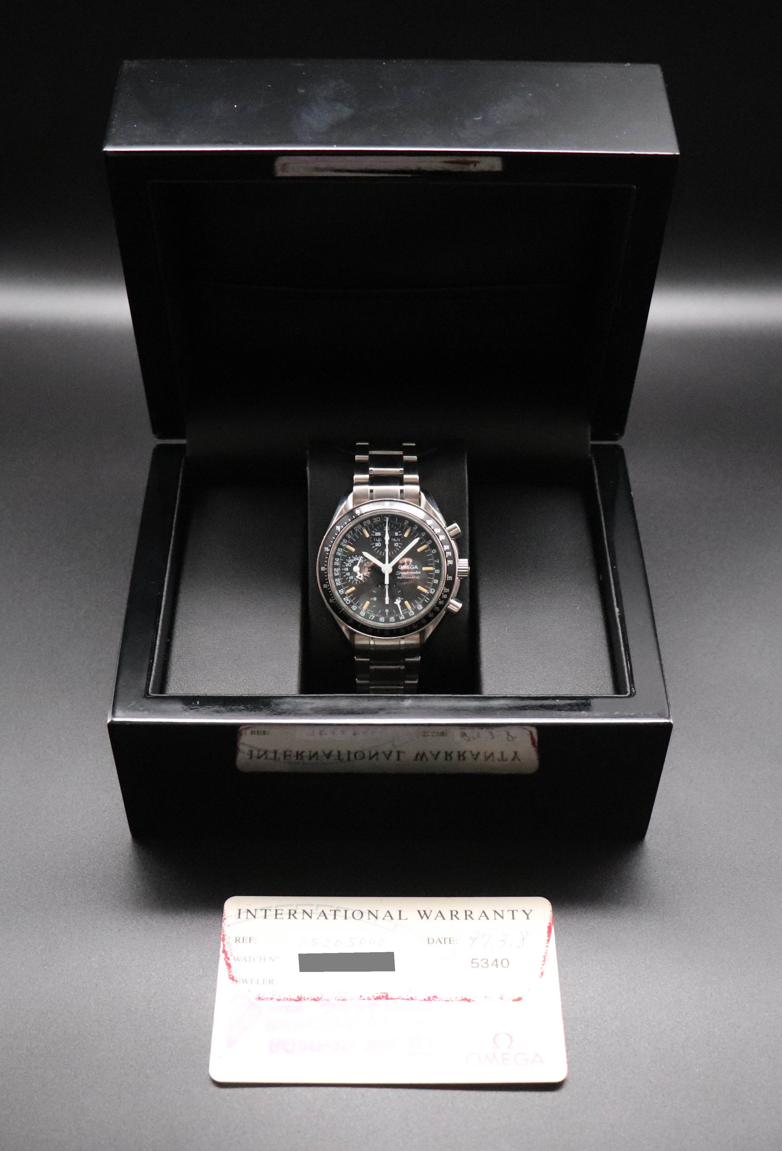 Omega Speedmaster Day Date 3520.50 Papers 1997