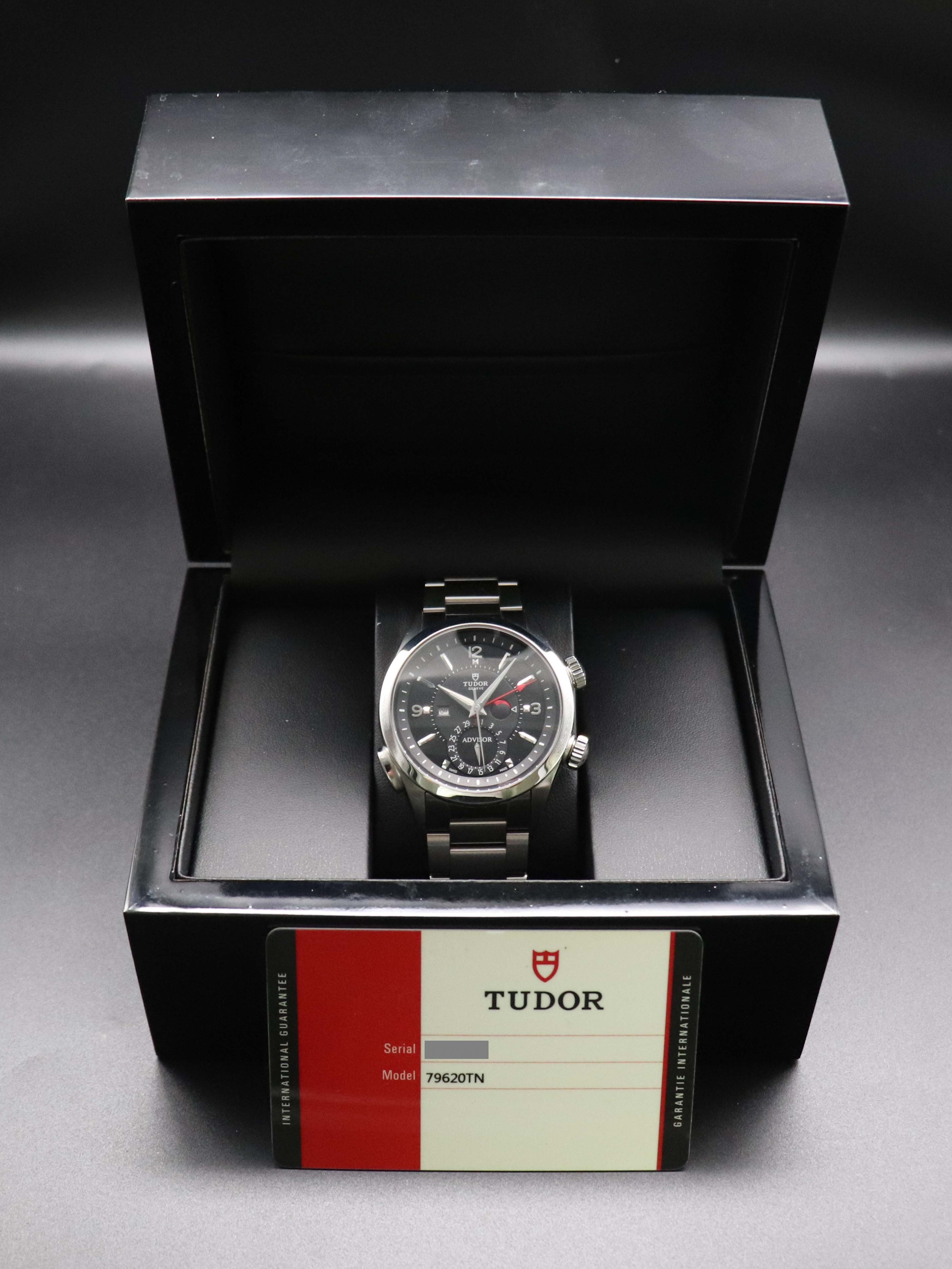 Tudor Heritage Advisor 79620TN Black Dial Papers 2016