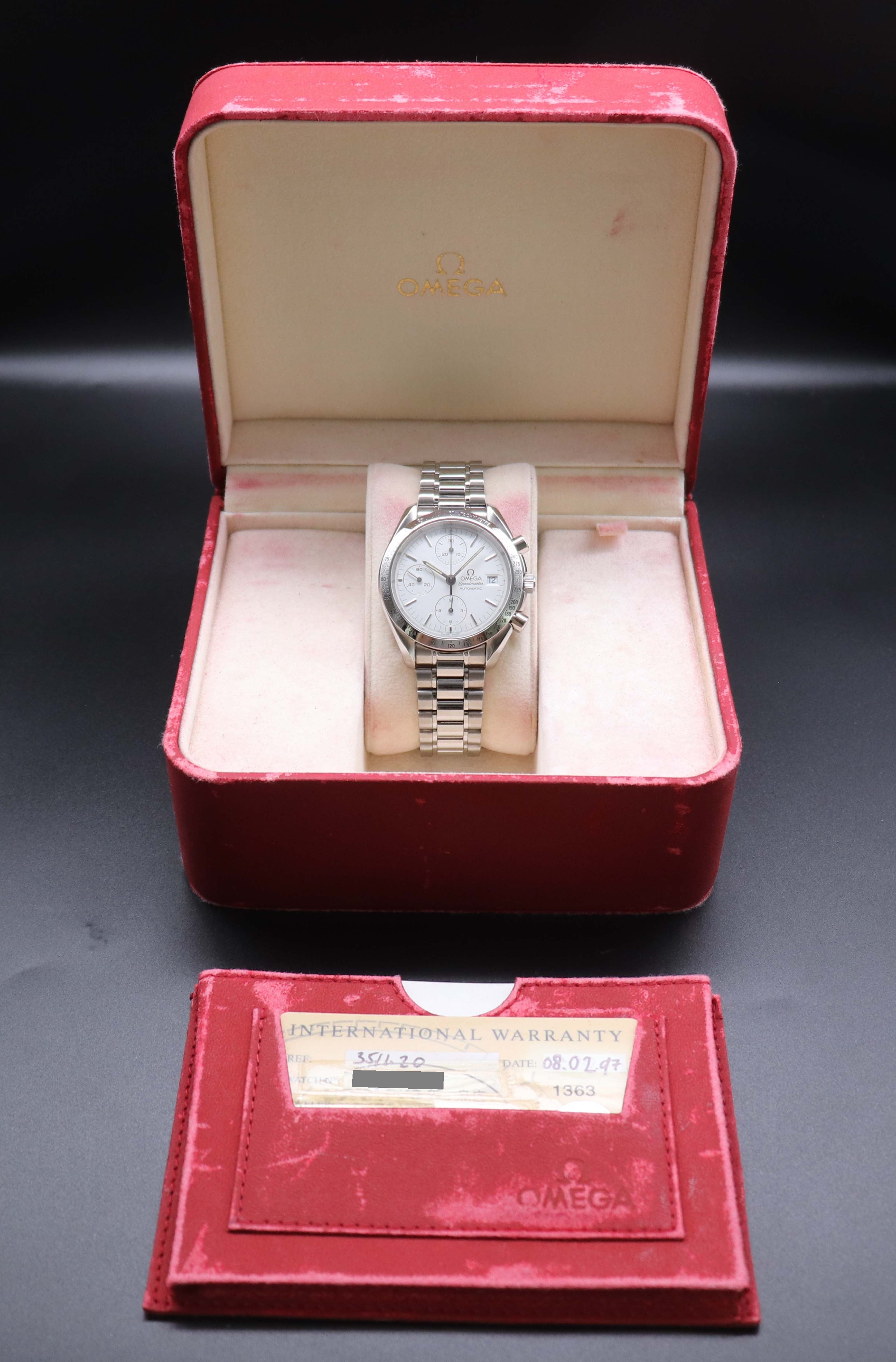 Omega Speedmaster Date 3511.20 FULLSET 1996 Box + PAPERS