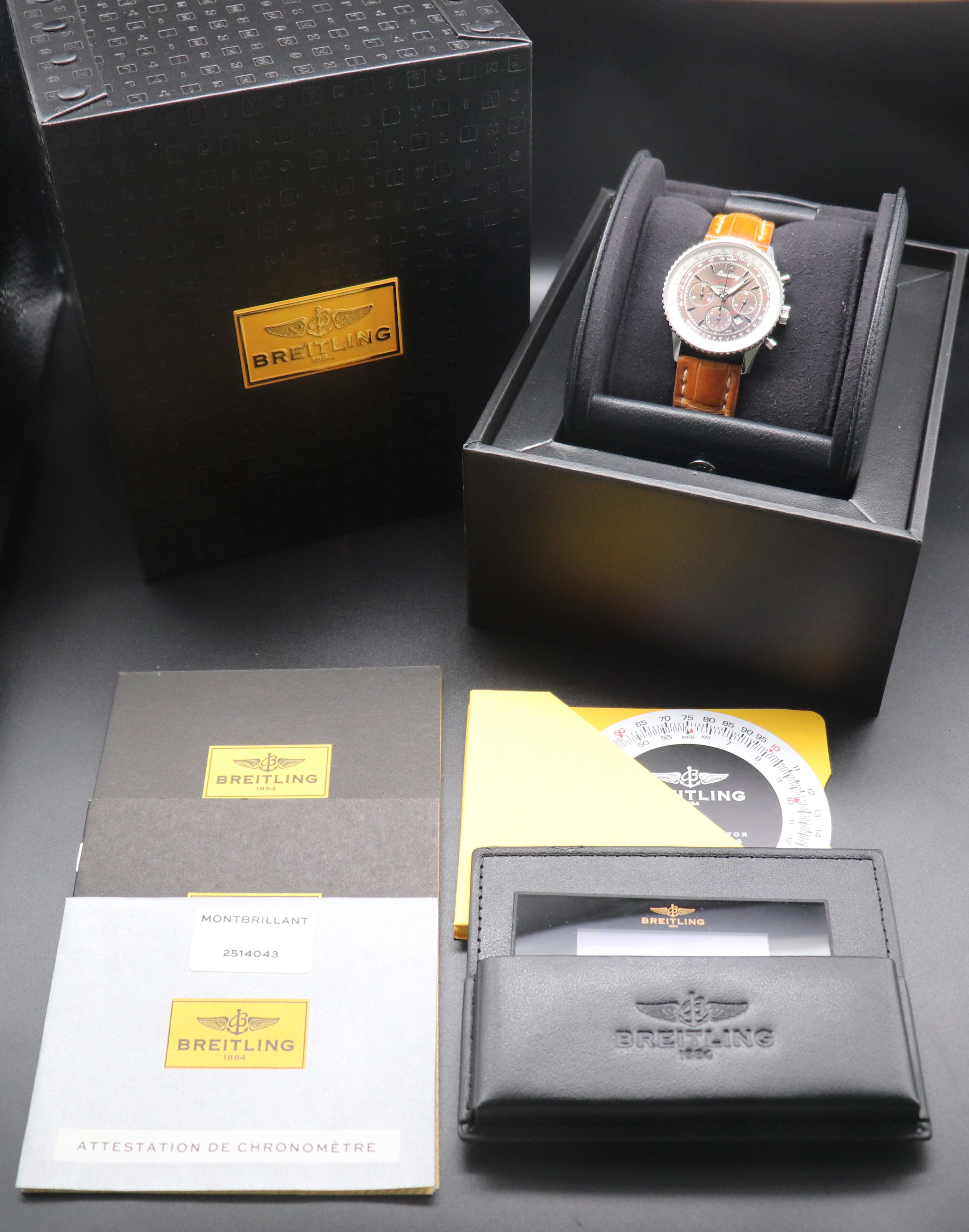 Breitling Navitimer Montbrilliant A41370 Set completo 2015 con scatola e documenti