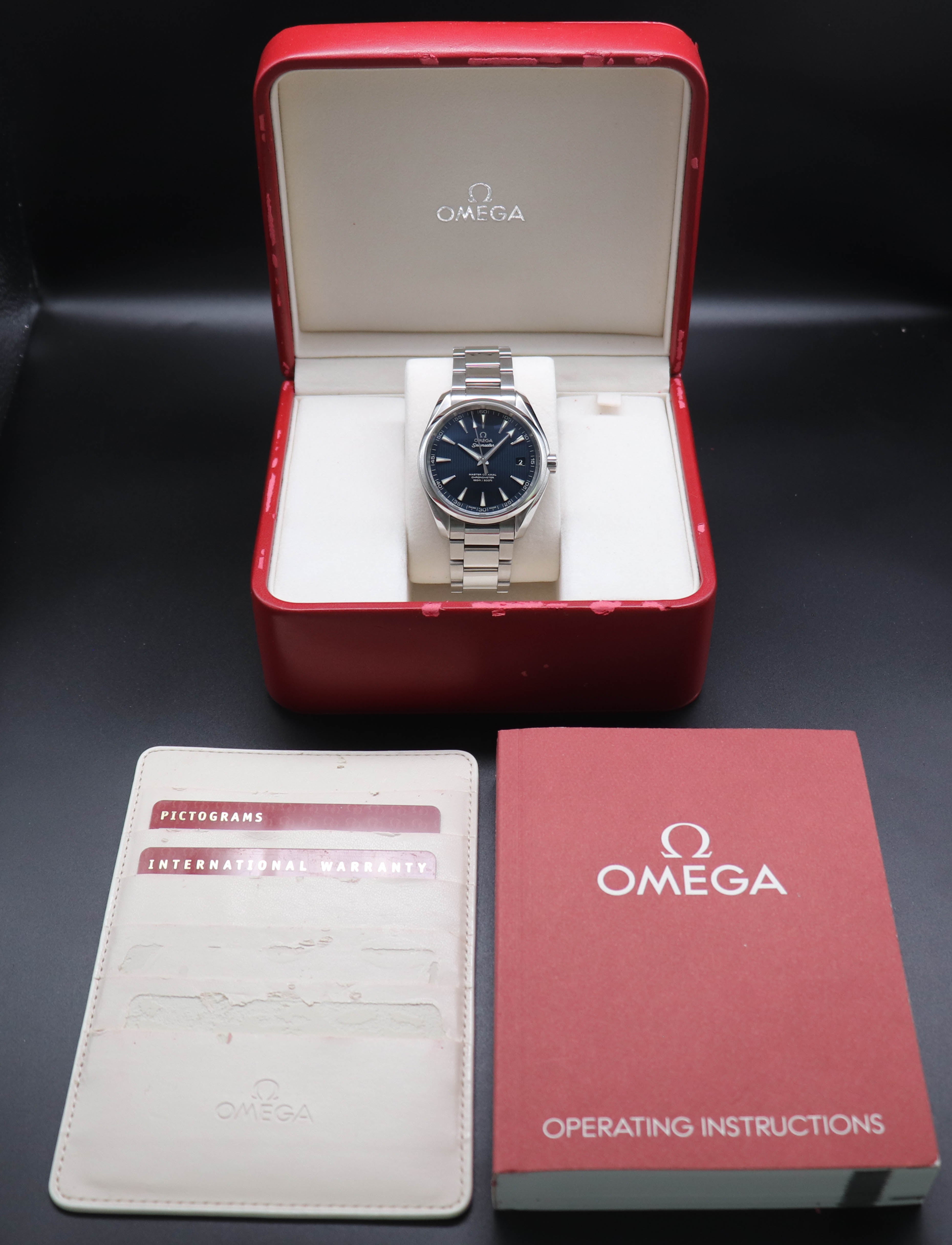 Omega Seamaster Aqua Terra 231.10.42.21.03.003 Complete Set 2014 Box + Papers